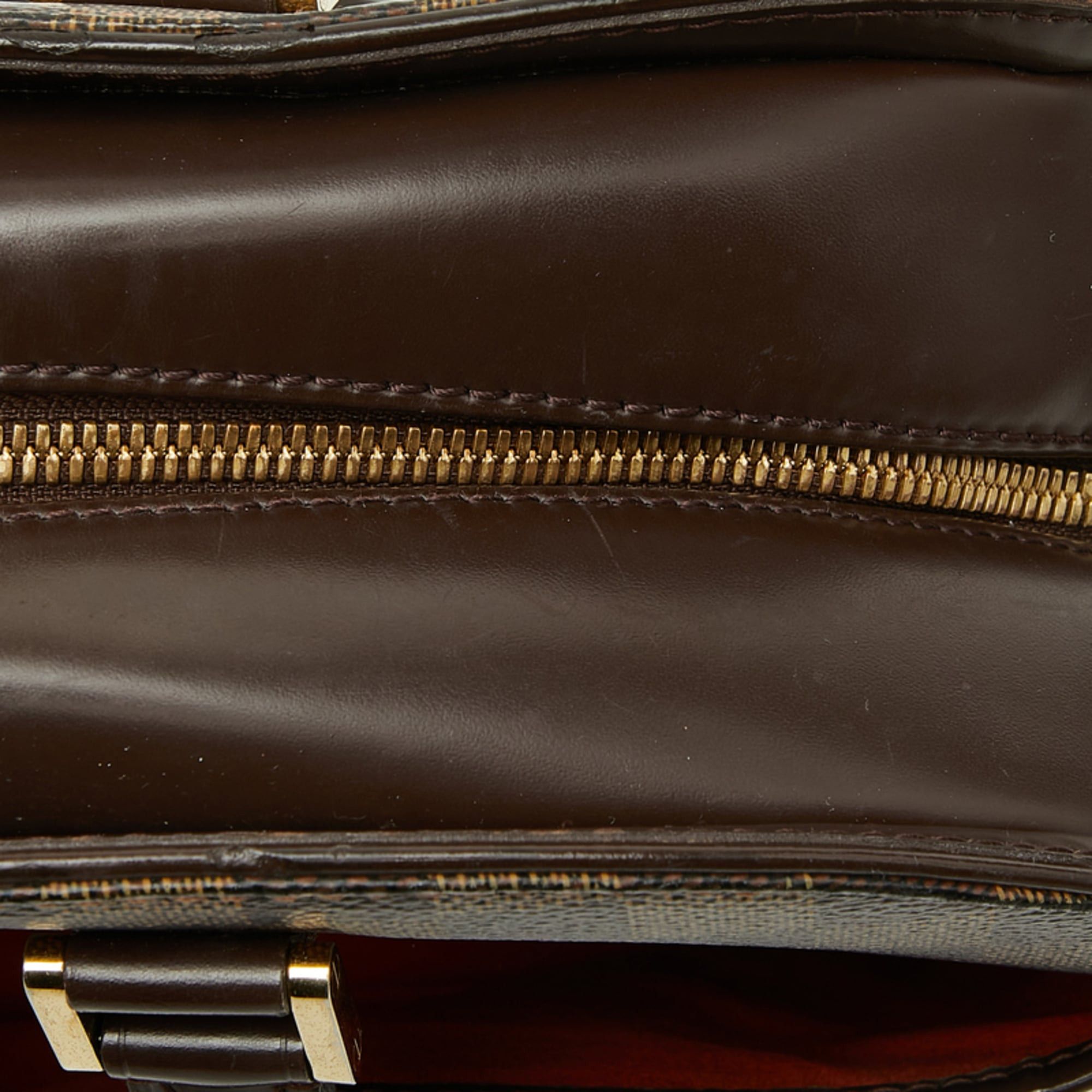 Louis Vuitton Louis Vuitton Damier Salia Horizontal Handbag N51282 Brown Leather Women's LOUIS VUITTON Size ONE SIZE - 8 Thumbnail