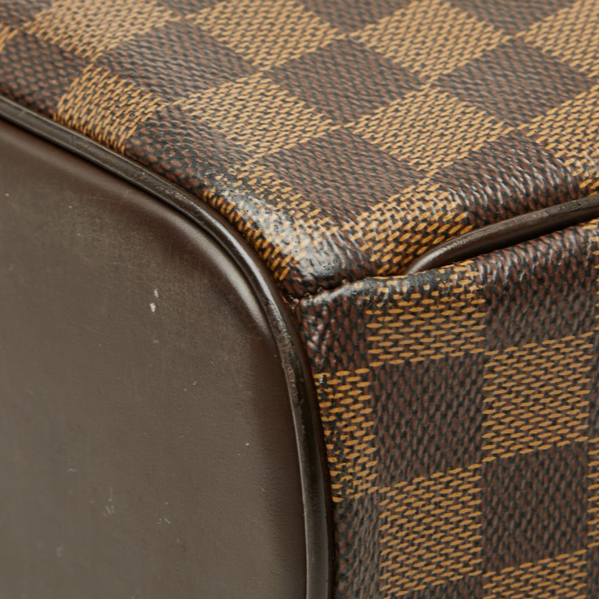 Louis Vuitton Louis Vuitton Damier Salia Horizontal Handbag N51282 Brown Leather Women's LOUIS VUITTON Size ONE SIZE - 4 Thumbnail