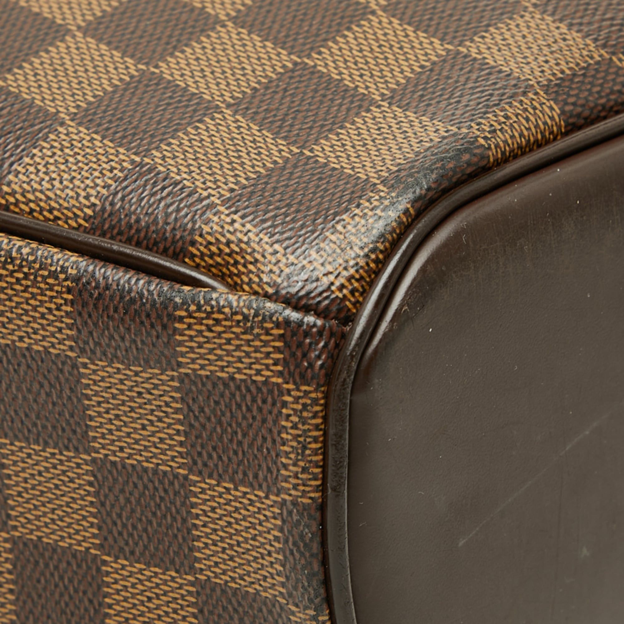 Louis Vuitton Louis Vuitton Damier Salia Horizontal Handbag N51282 Brown Leather Women's LOUIS VUITTON Size ONE SIZE - 5 Thumbnail
