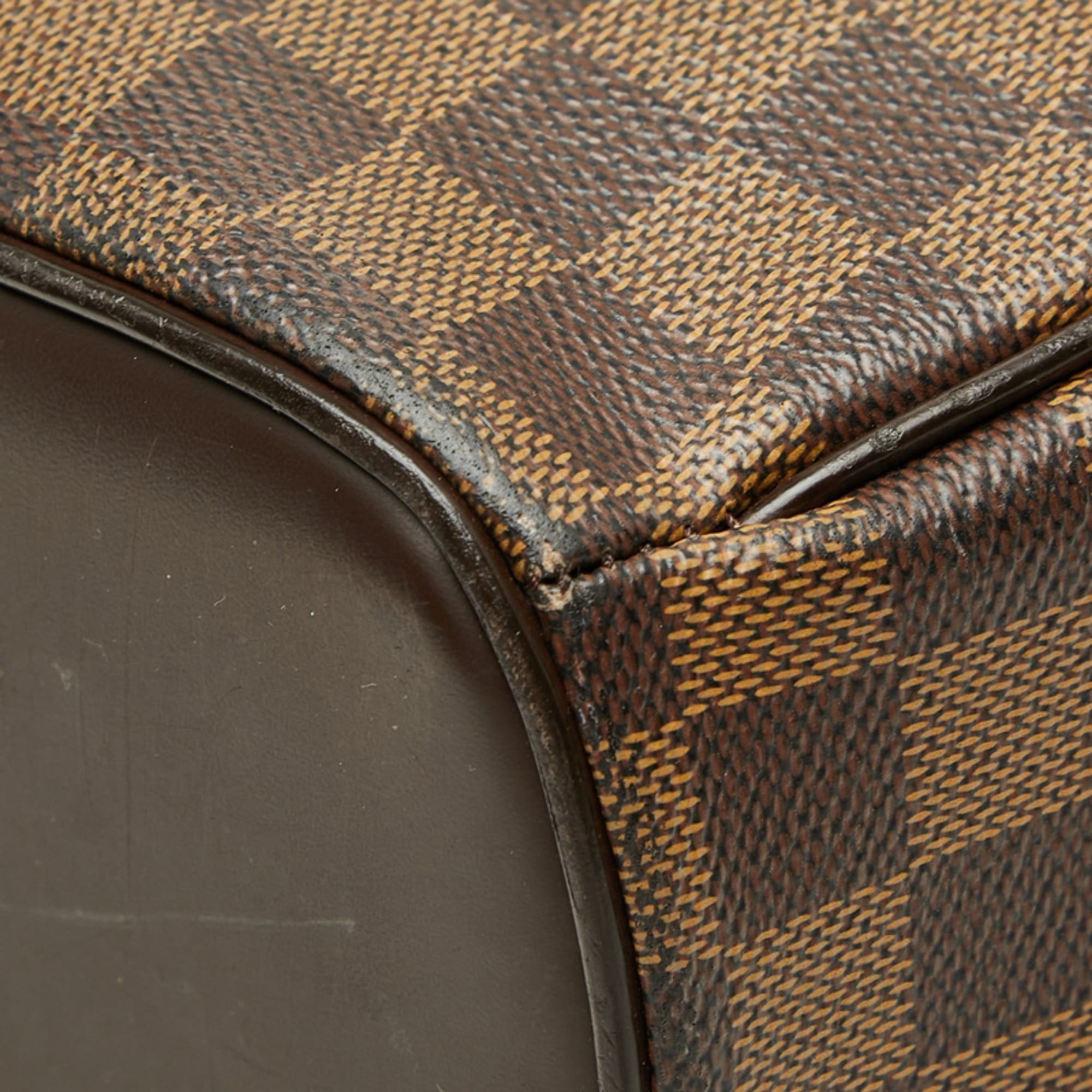 Louis Vuitton Louis Vuitton Damier Salia Horizontal Handbag N51282 Brown Leather Women's LOUIS VUITTON Size ONE SIZE - 6 Thumbnail