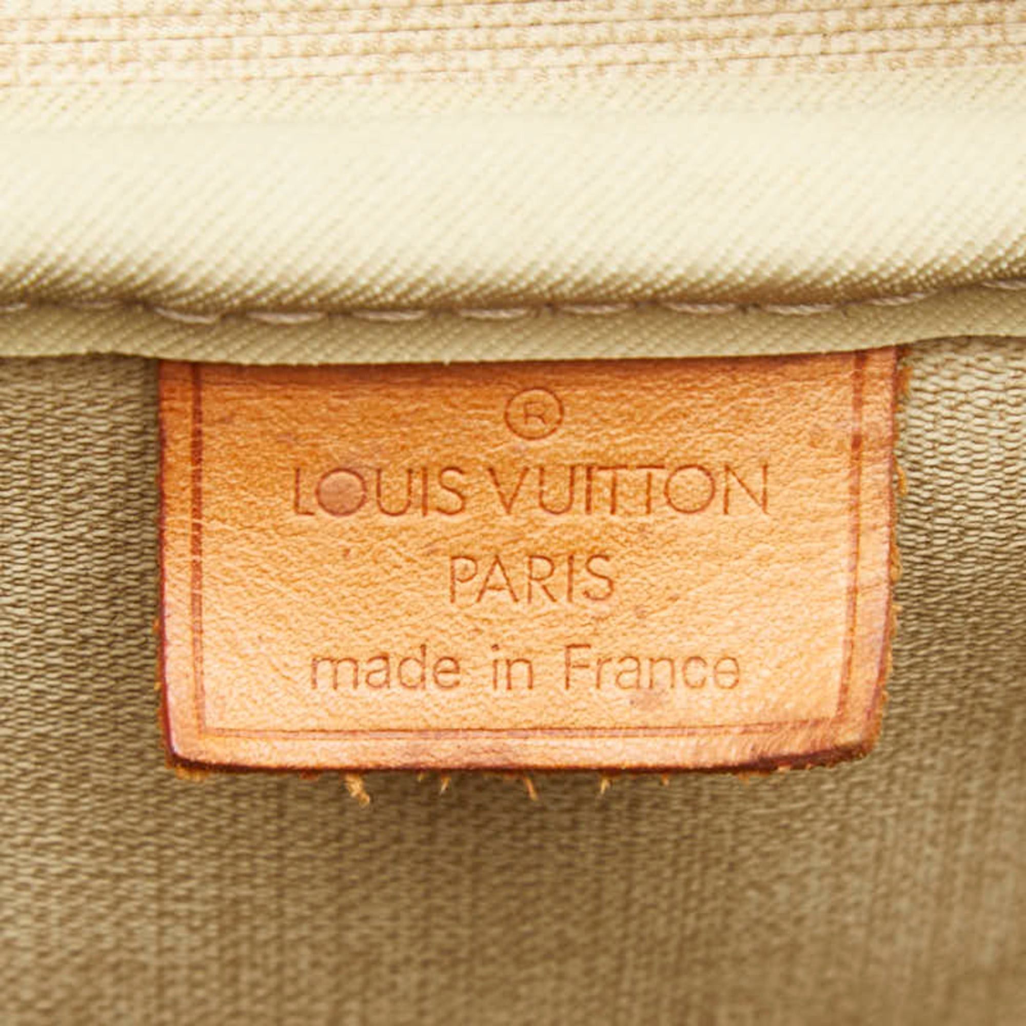 Louis Vuitton Louis Vuitton Monogram Deauville Handbag M47270 Brown Leather Women's LOUIS VUITTON Size ONE SIZE - 10 Thumbnail