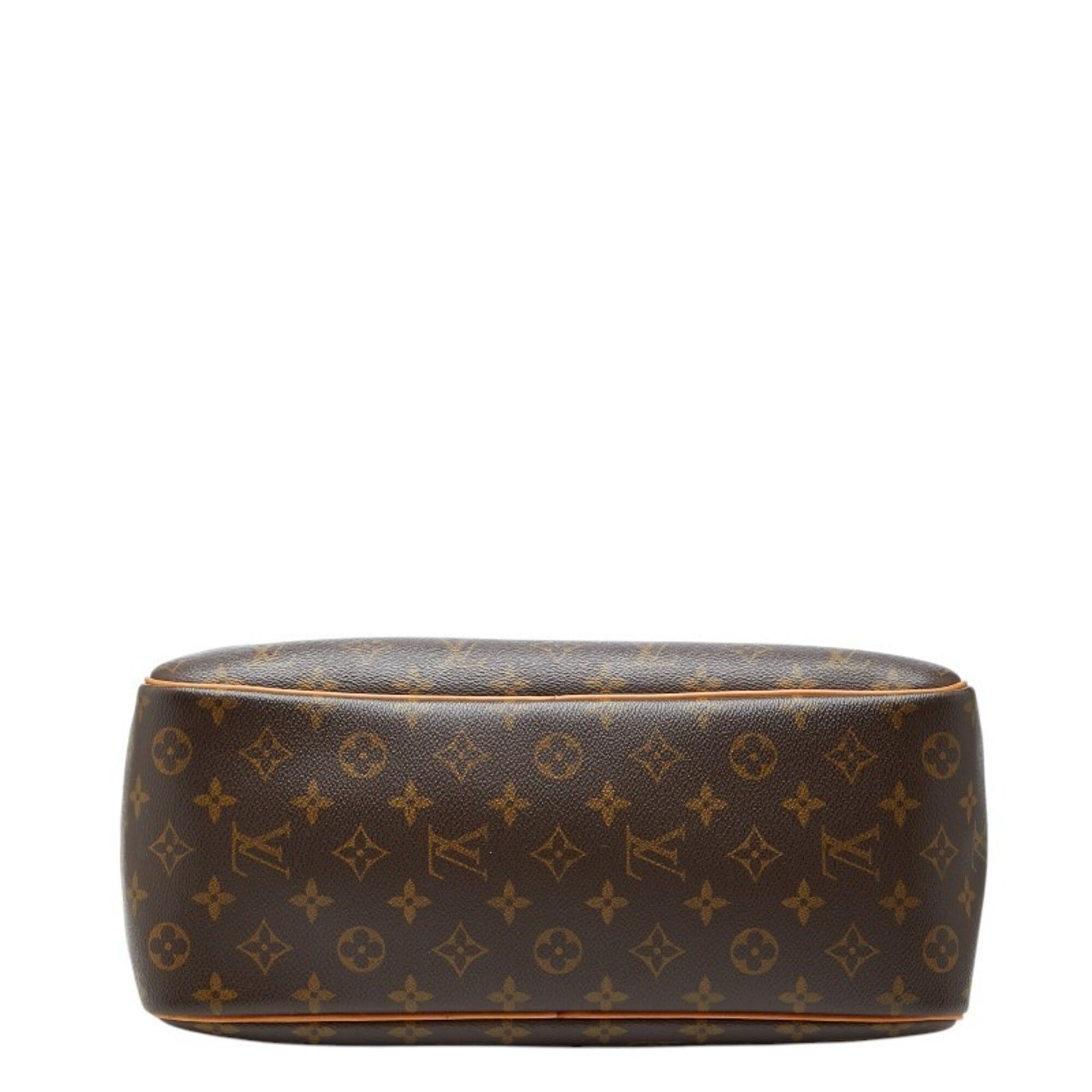 Louis Vuitton Louis Vuitton Monogram Deauville Handbag M47270 Brown Leather Women's LOUIS VUITTON Size ONE SIZE - 3 Thumbnail