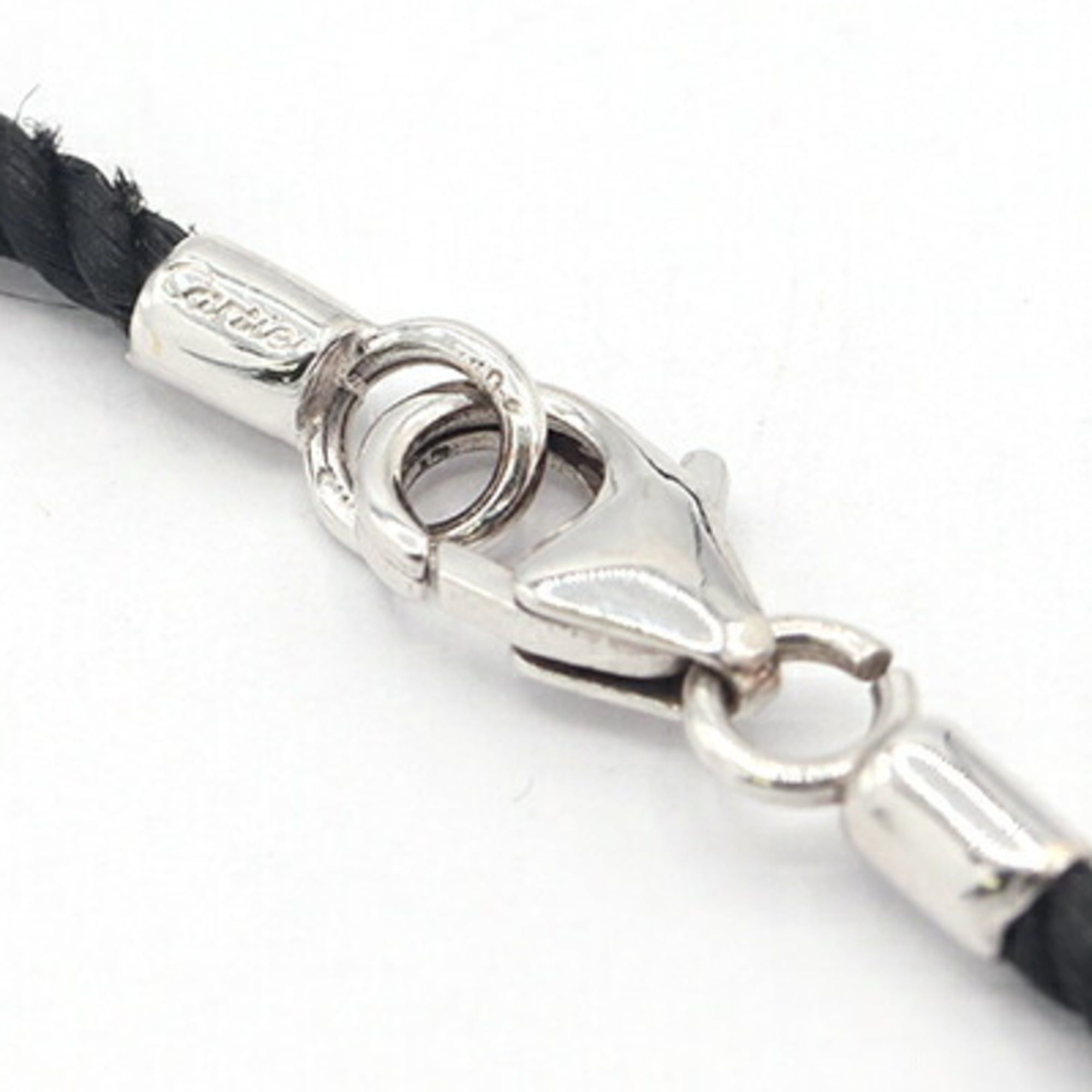 Cartier Cartier Necklace, Cotton Cord, CORDOG40, Black, 750 WG, Choker, Women's/Men's, Size ONE SIZE - 4 Thumbnail