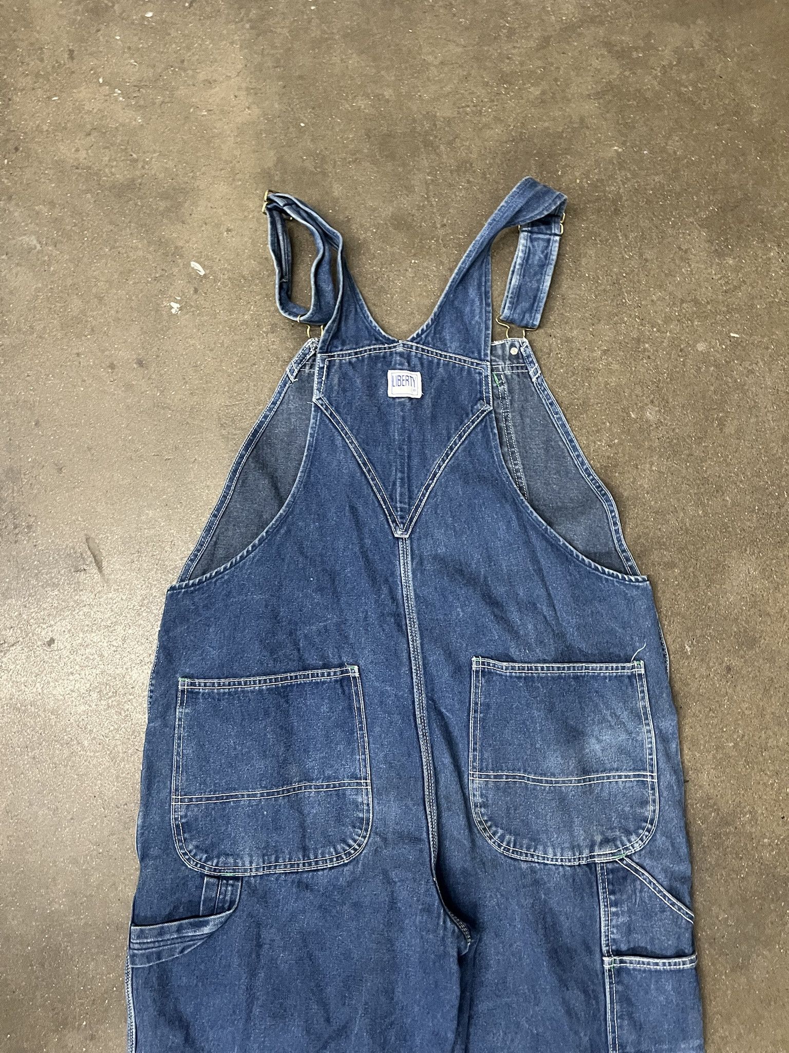 Carhartt × Vintage Vintage 1990s Liberty Denim Overalls Size XL Size US XL / EU 56 / 4 - 5 Thumbnail