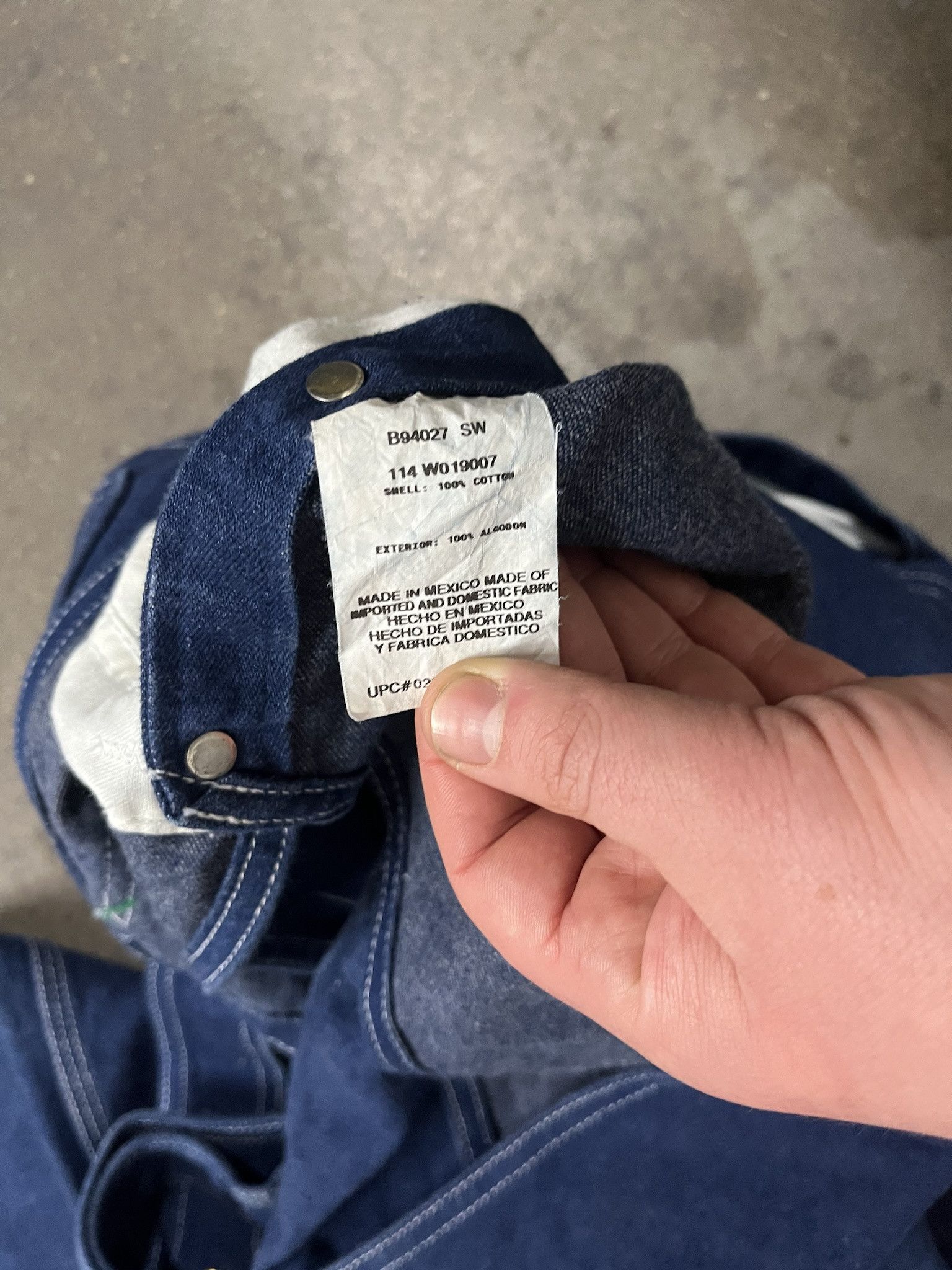Carhartt × Vintage Vintage 1990s Big Smith Dark Wash Denim Overalls Size XL Size US XL / EU 56 / 4 - 7 Thumbnail