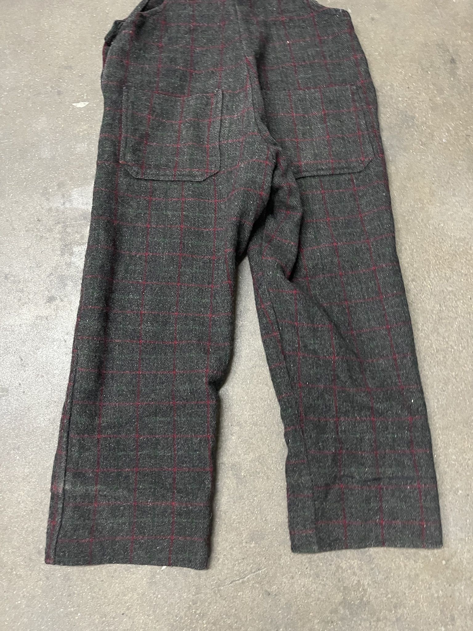 Carhartt × Vintage Vintage 1990s 100% Wool Checked Overalls Size 40 Size US L / EU 52-54 / 3 - 7 Thumbnail