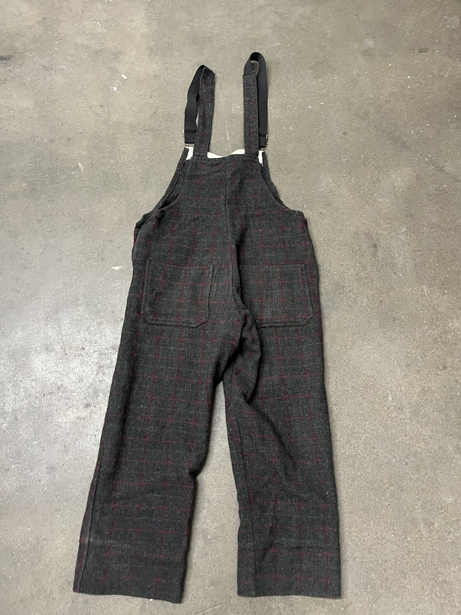 Carhartt × Vintage Vintage 1990s 100% Wool Checked Overalls Size 40 Size US L / EU 52-54 / 3 - 5 Thumbnail