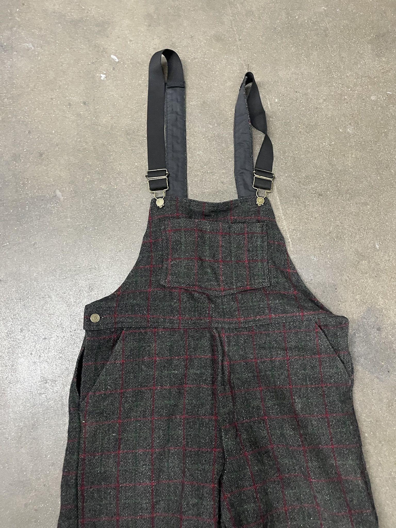 Carhartt × Vintage Vintage 1990s 100% Wool Checked Overalls Size 40 Size US L / EU 52-54 / 3 - 2 Thumbnail