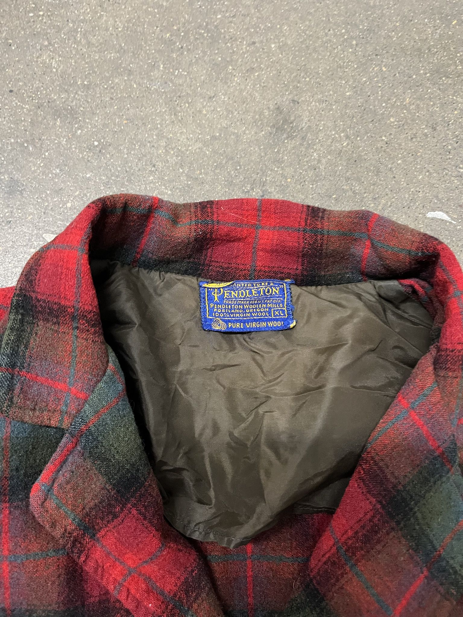 Flannel × Pendleton × Vintage Vintage 1980s Pendleton Red Check Wool Flannel Size XL Size US XL / EU 56 / 4 - 2 Thumbnail
