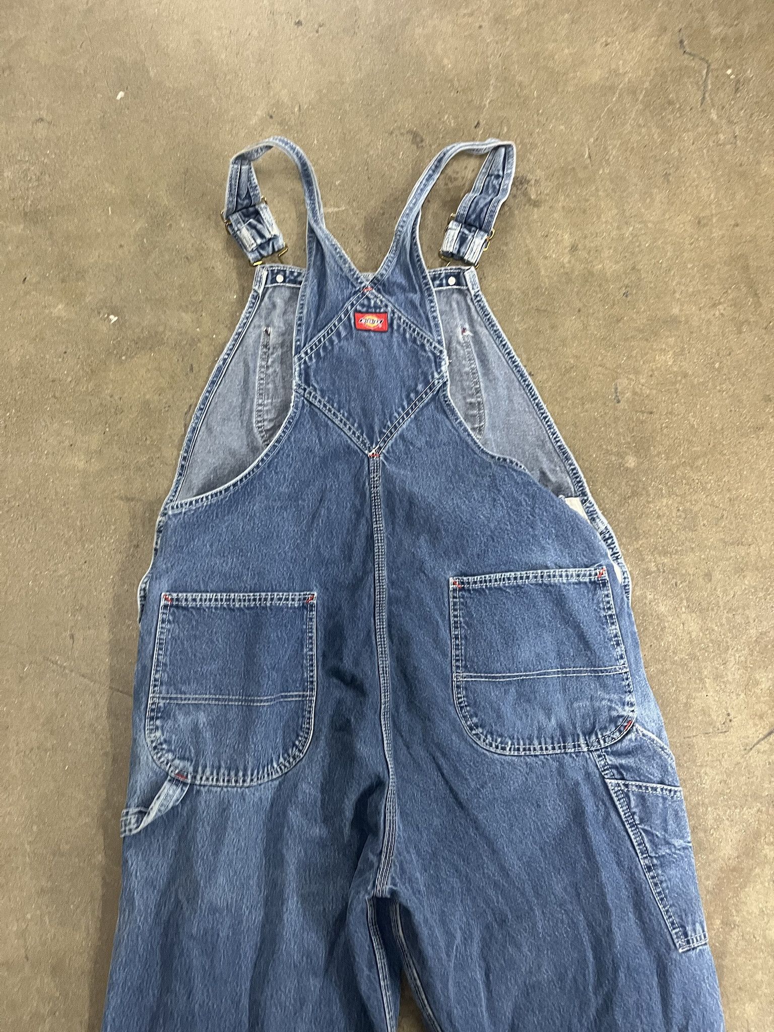Carhartt × Dickies × Vintage Vintage 2000s Dickies Denim Overalls Size 38 Size US L / EU 52-54 / 3 - 6 Thumbnail