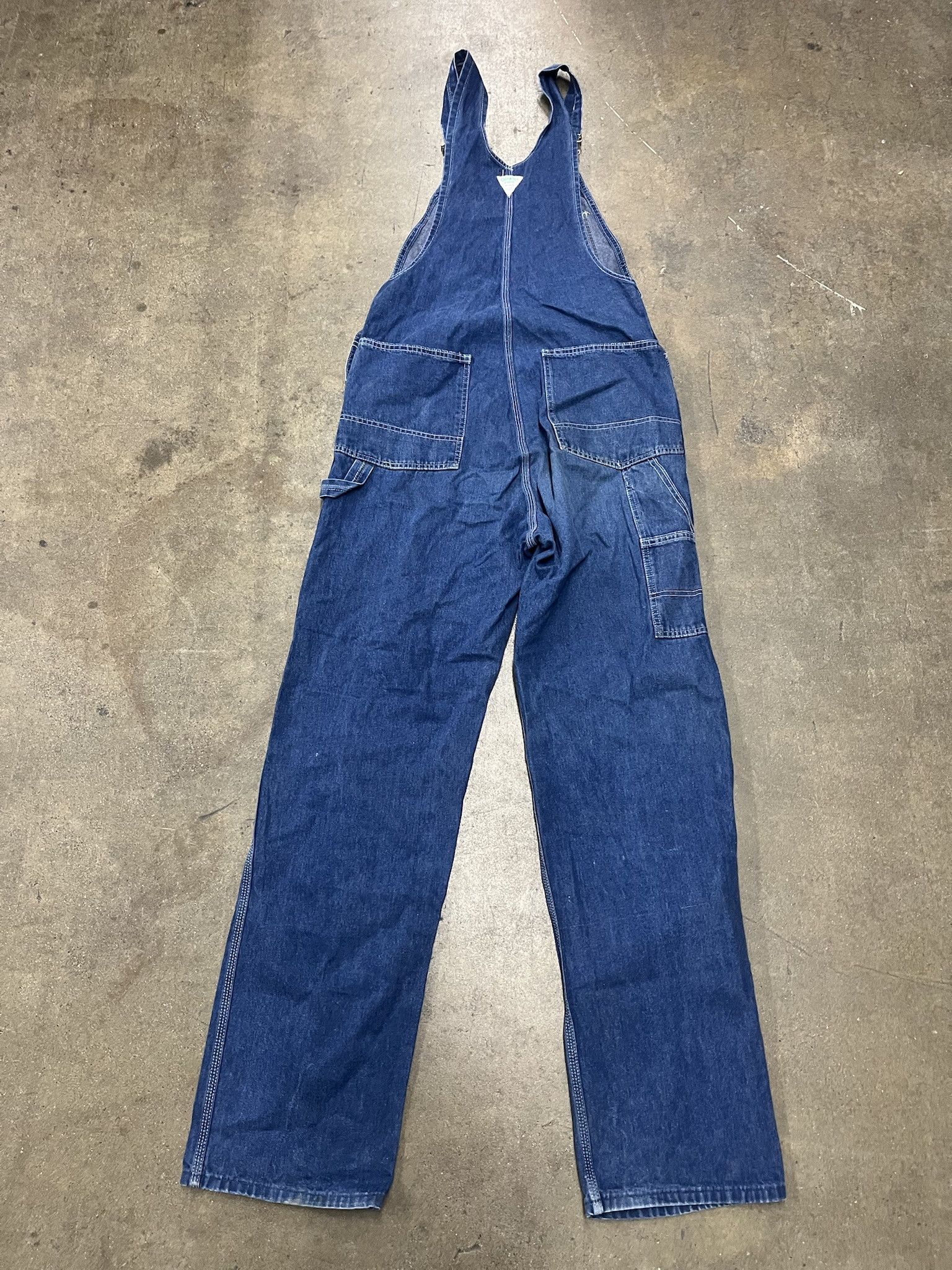 Oshkosh × Vintage Vintage 1990s Osh Kosh Dark Wash Denim Overalls Size 35 Size US 35 - 4 Thumbnail
