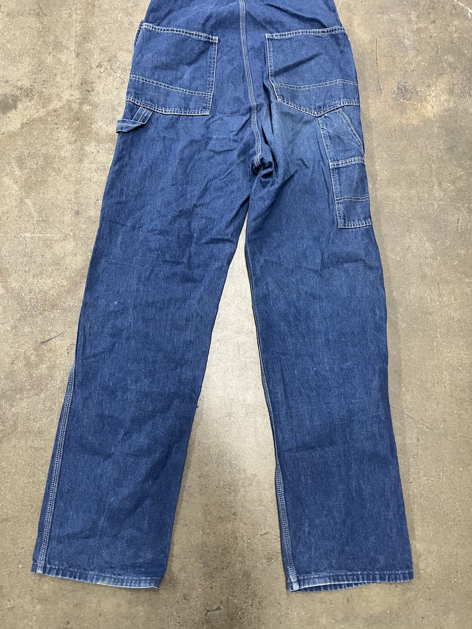 Oshkosh × Vintage Vintage 1990s Osh Kosh Dark Wash Denim Overalls Size 35 Size US 35 - 6 Thumbnail