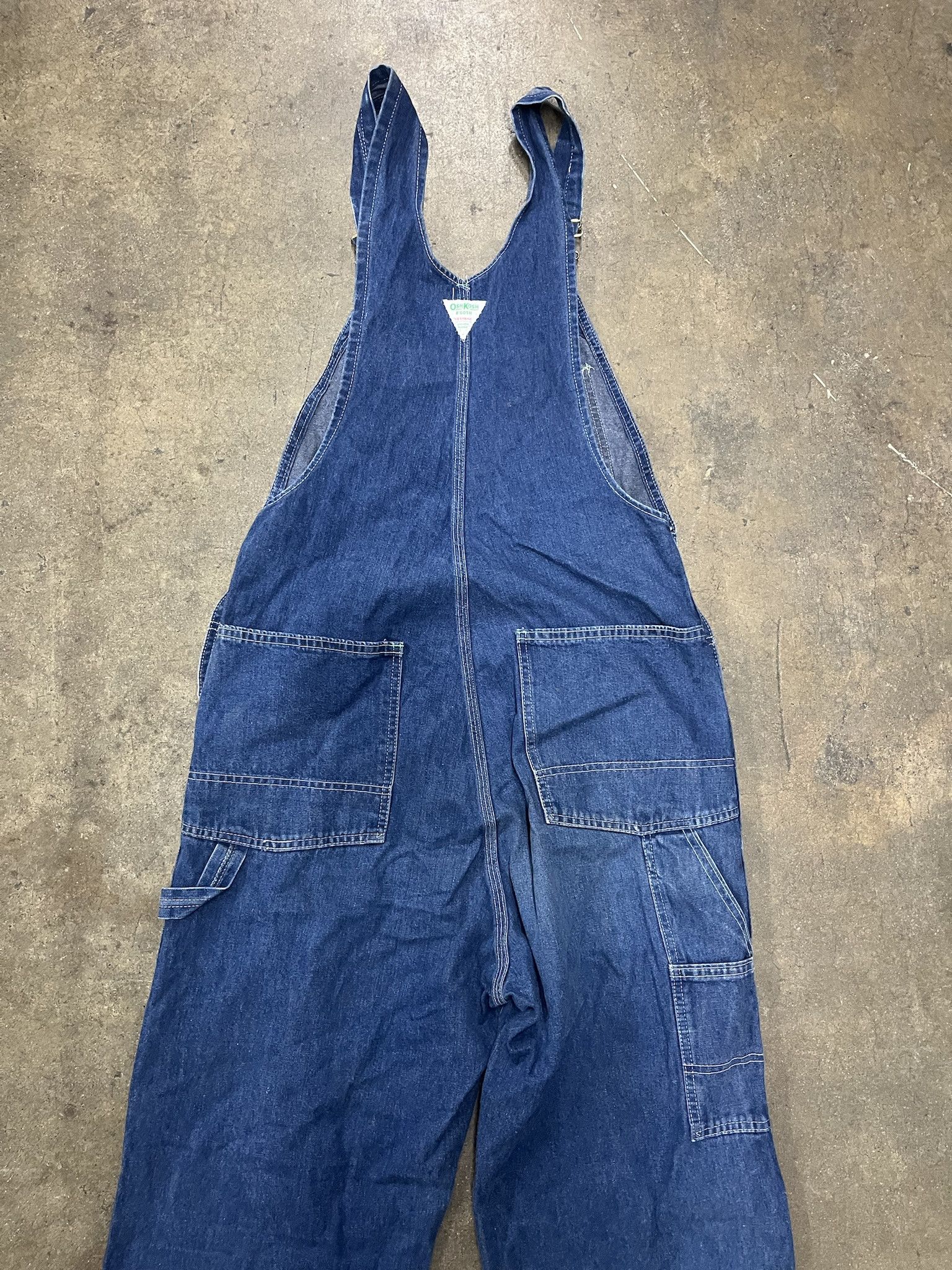 Oshkosh × Vintage Vintage 1990s Osh Kosh Dark Wash Denim Overalls Size 35 Size US 35 - 5 Thumbnail