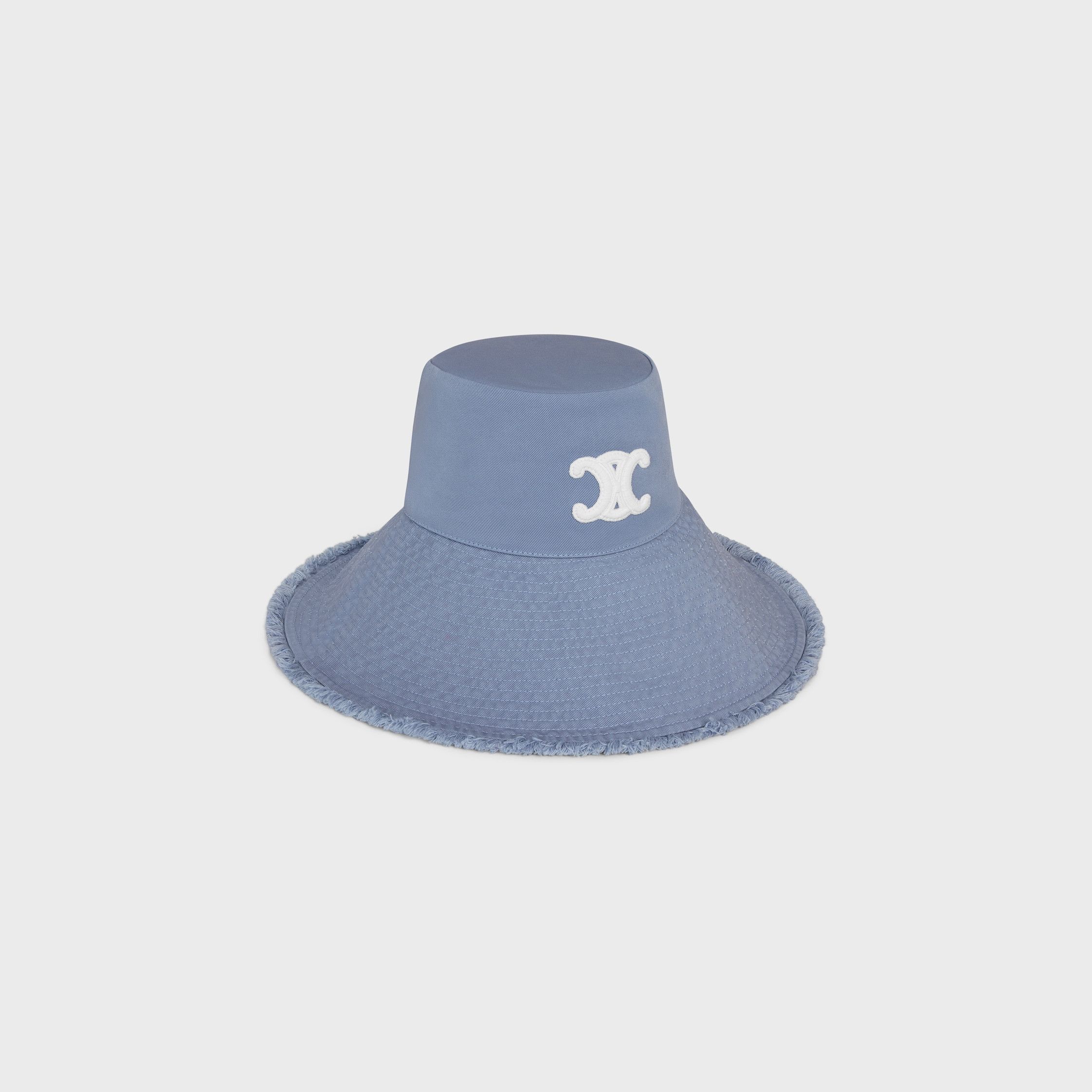 Celine TRIOMPHE BOB IN GABARDINE COTON WASHED blue Size ONE SIZE - 2 Thumbnail