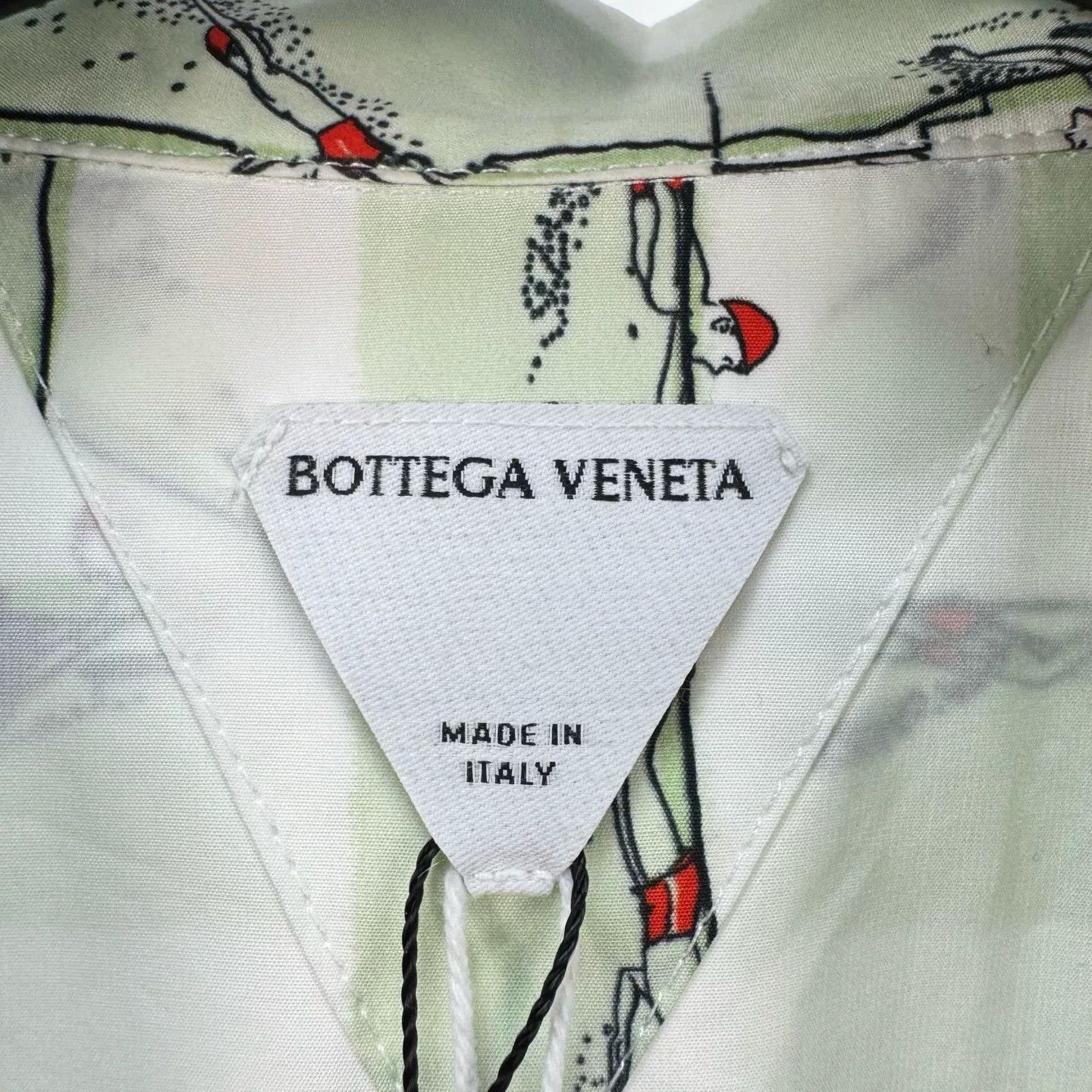 Bottega Veneta Bottega Veneta Puppy Stripe Short Sleeve Shirt Size US L / EU 52-54 / 3 - 5 Thumbnail