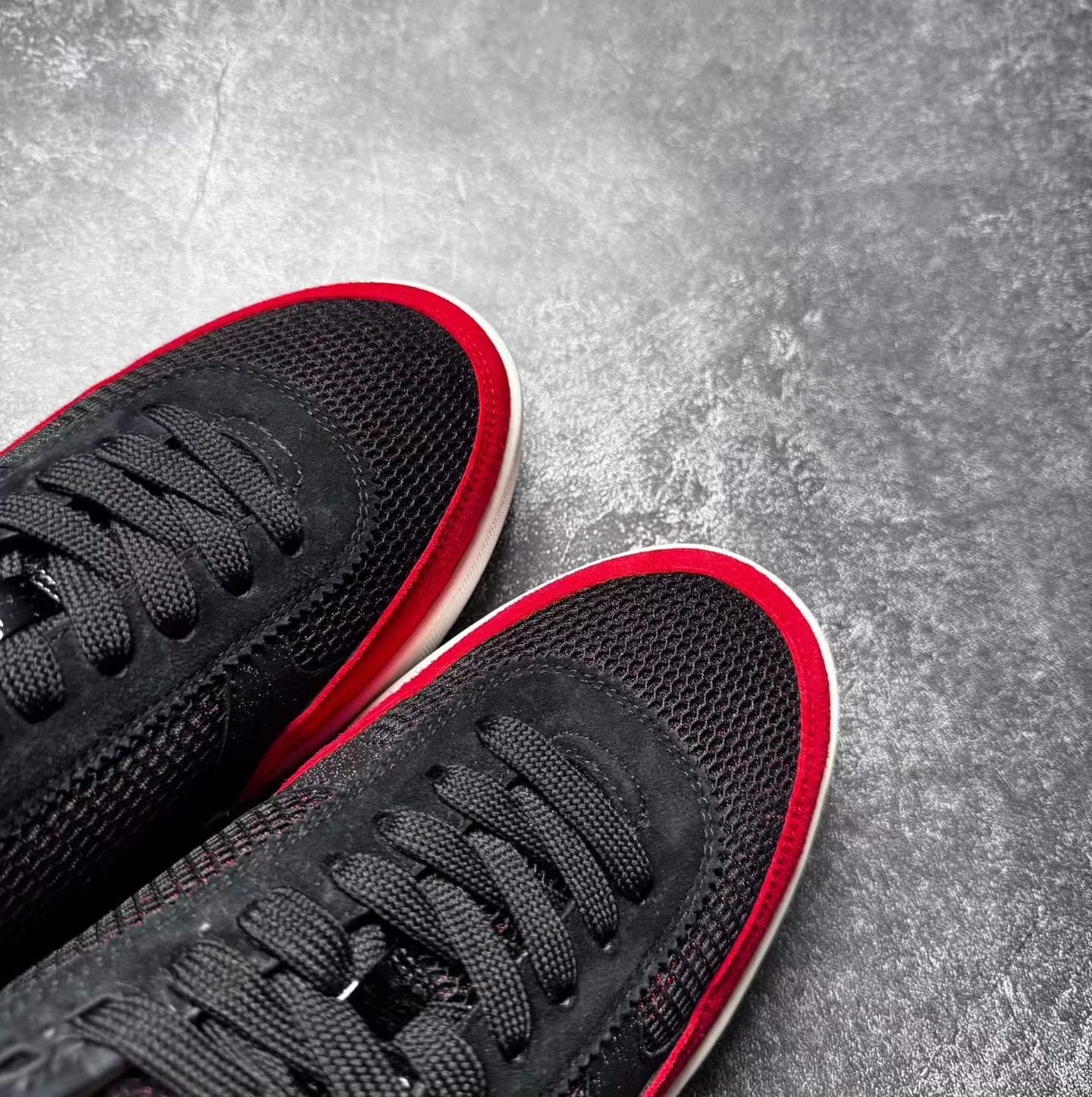 Christian Louboutin Christian Louboutin Red Sole Mesh Sneakers Size US 7 / EU 40 - 8 Thumbnail