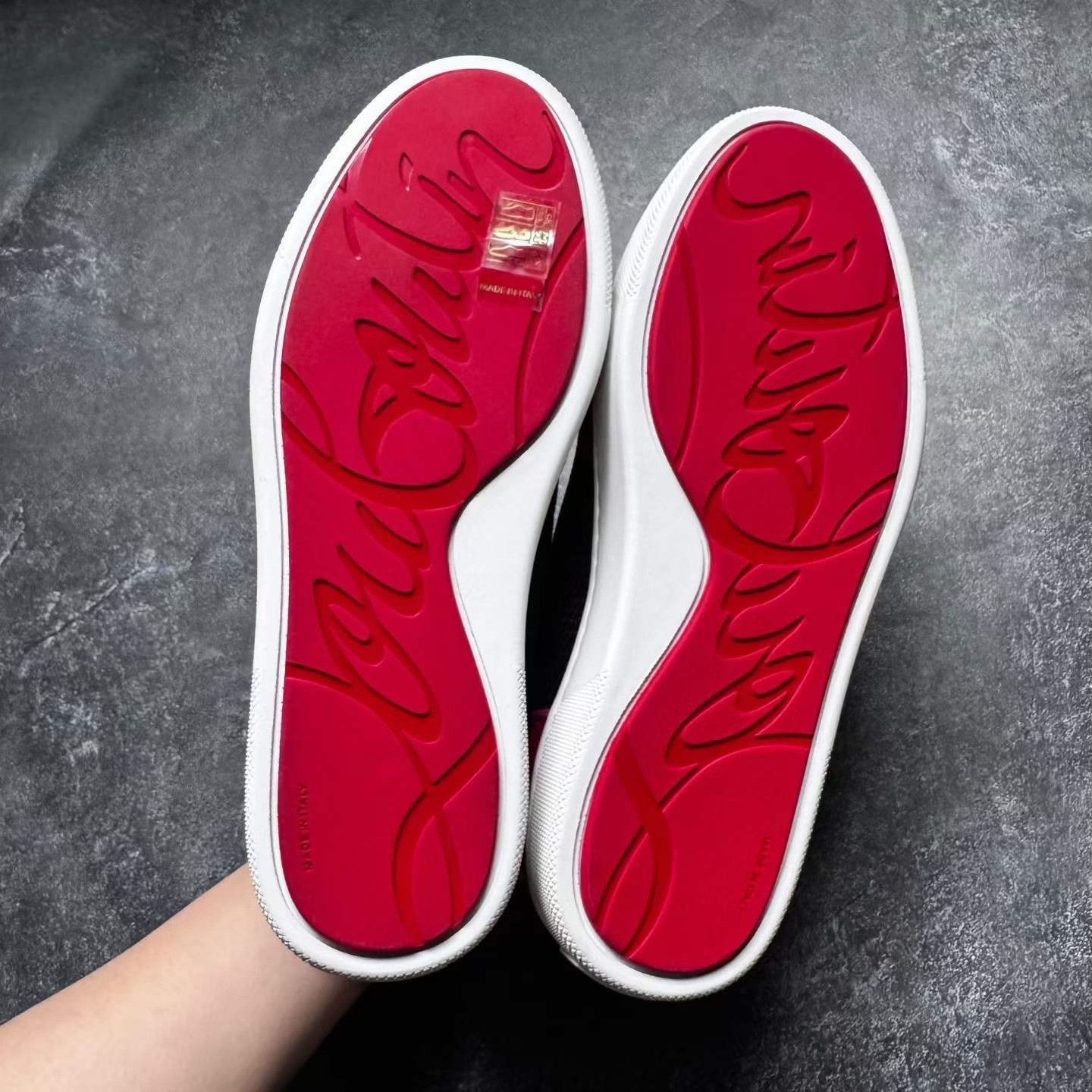 Christian Louboutin Christian Louboutin Red Sole Mesh Sneakers Size US 7 / EU 40 - 6 Thumbnail