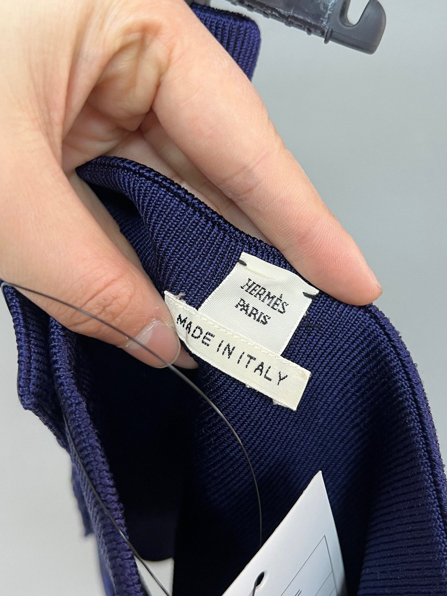 Hermes Hermes Dark Blue Single-Breasted Bustier Size XS / US 0-2 / IT 36-38 - 3 Thumbnail