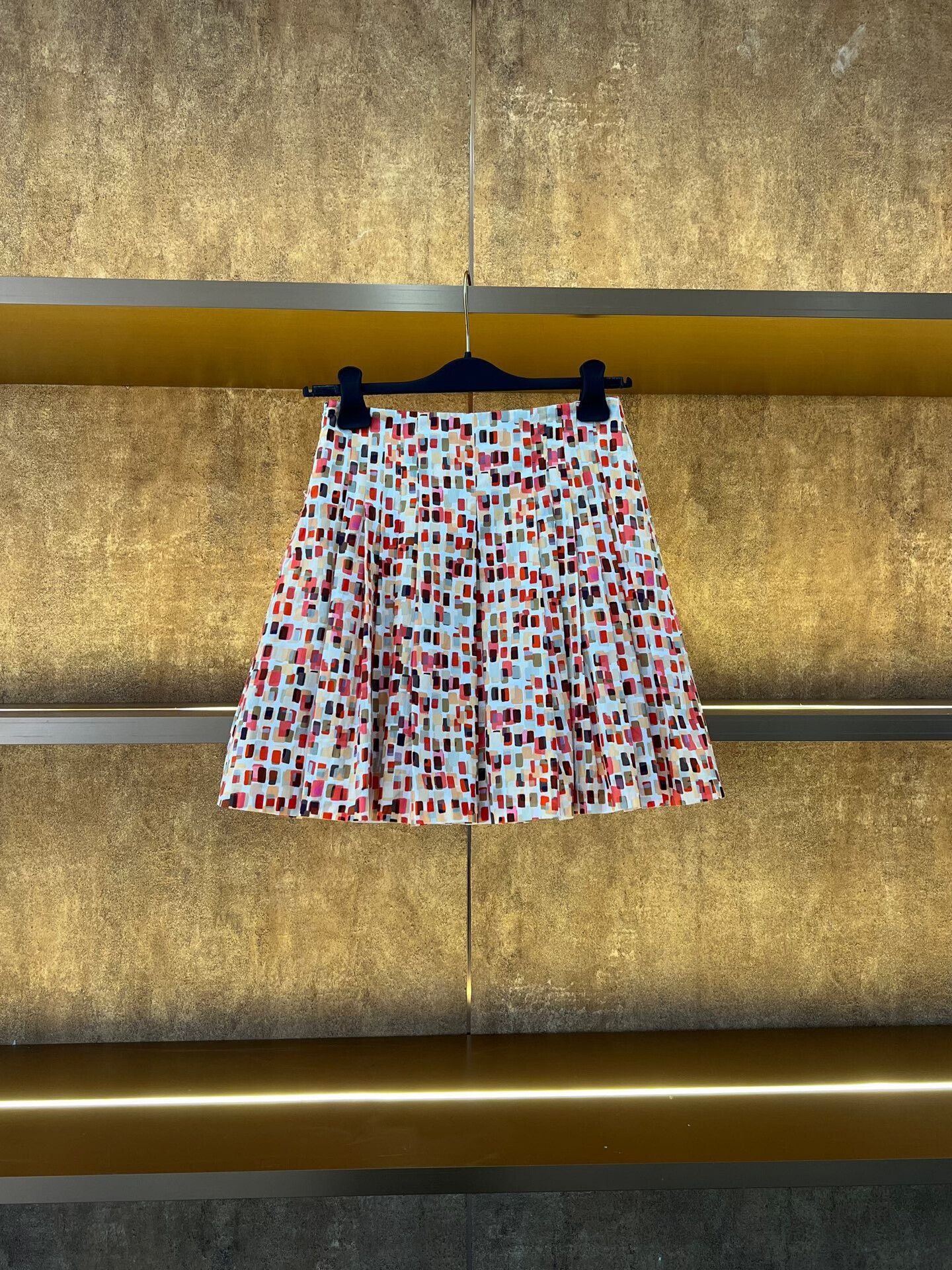Dior Dior Checkered Short Skirt Size 34" / US 12 / IT 48 - 2 Thumbnail