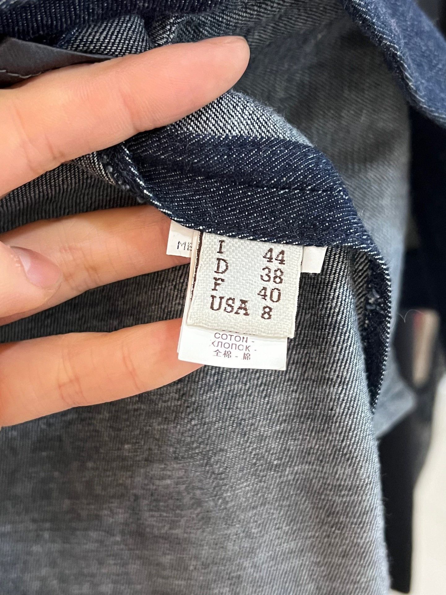Brunello Cucinelli Brunello Cucinelli Beaded Denim Blazer Size US S / EU 44-46 / 1 - 4 Thumbnail