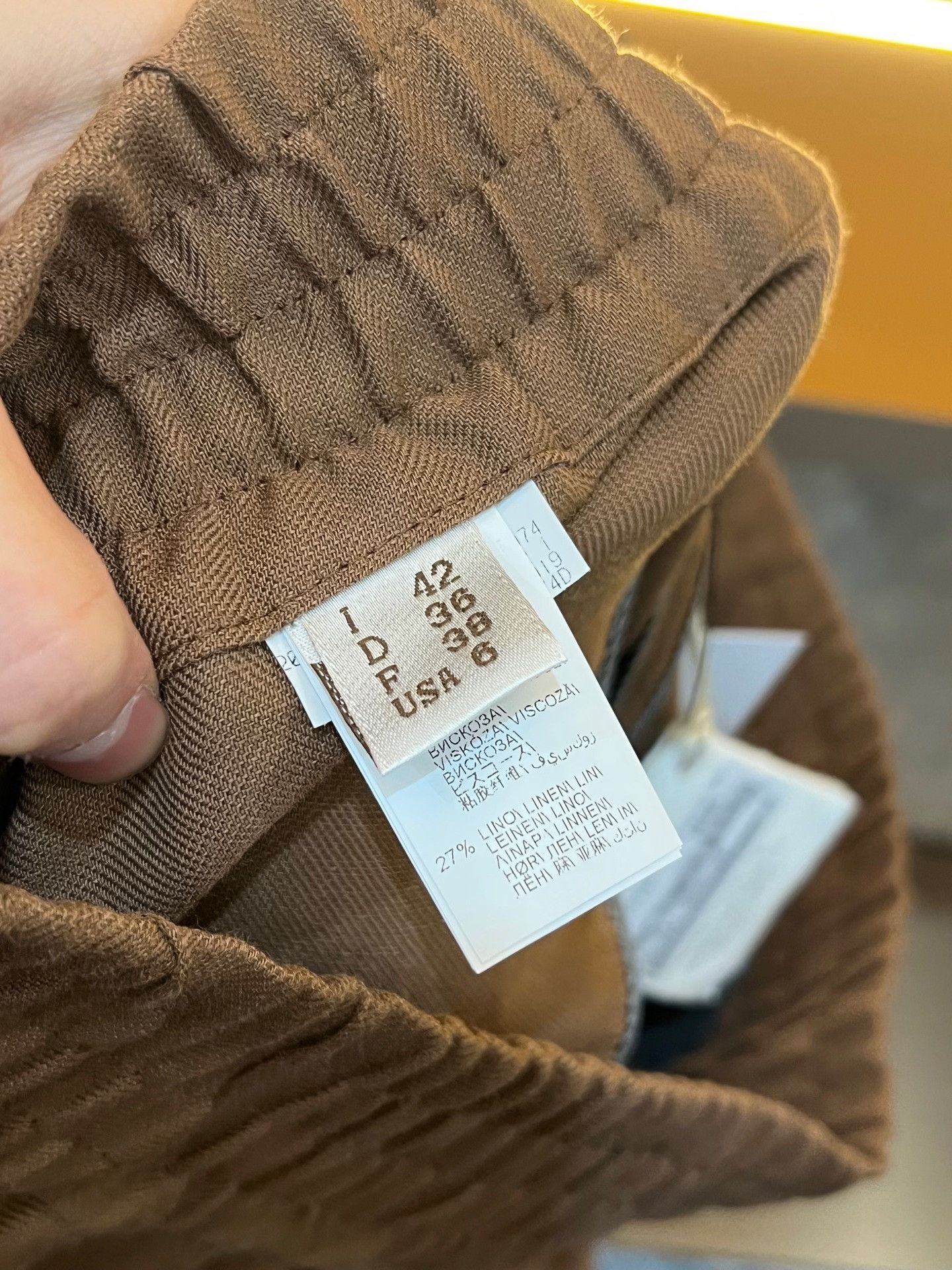 Brunello Cucinelli Brunello Cucinelli Linen Blend Casual Pants Size US 26 / EU 42 - 4 Thumbnail