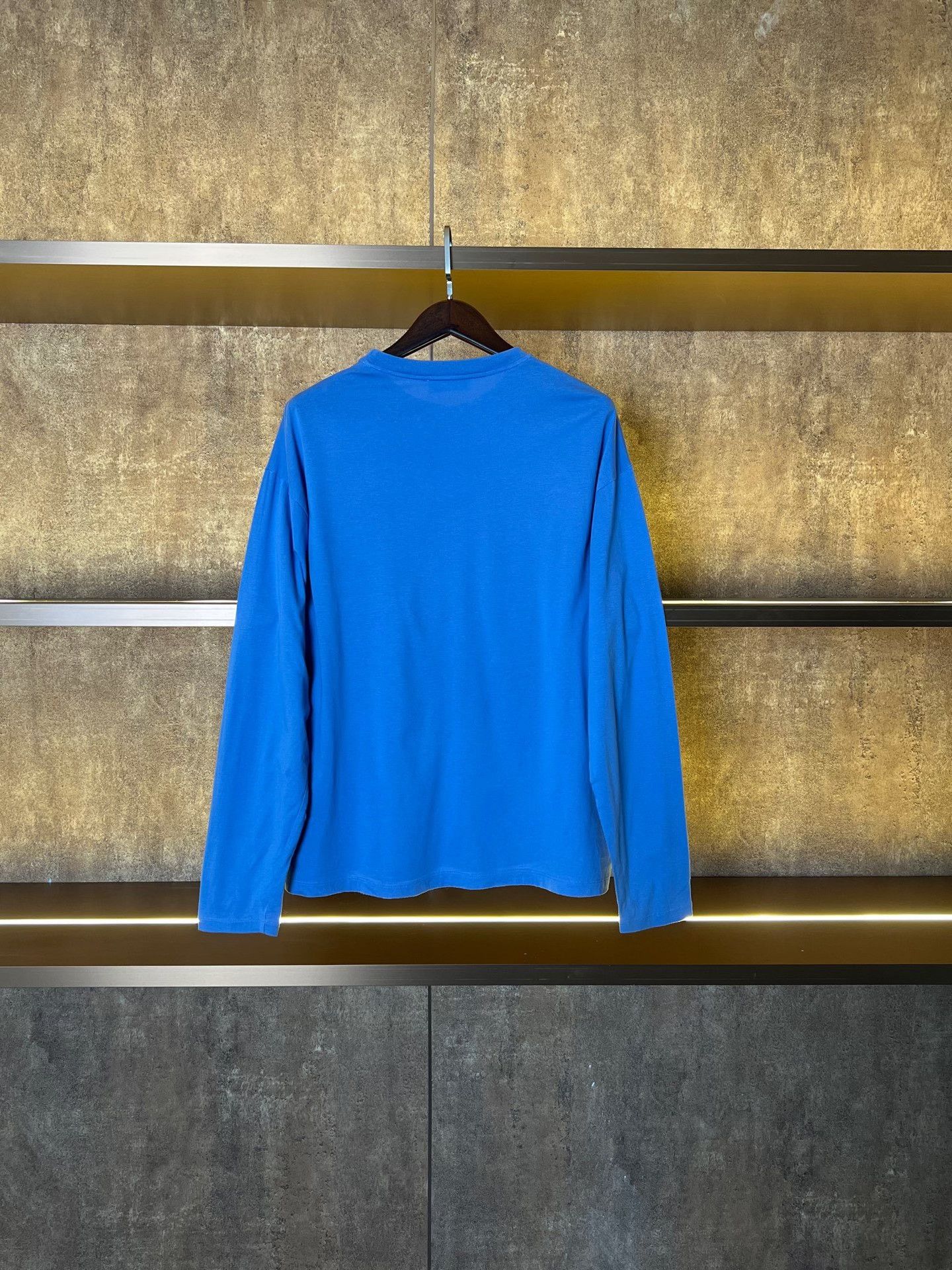 Miu Miu Miu Miu Blue Slogan Long Sleeve Size L / US 10 / IT 46 - 2 Thumbnail