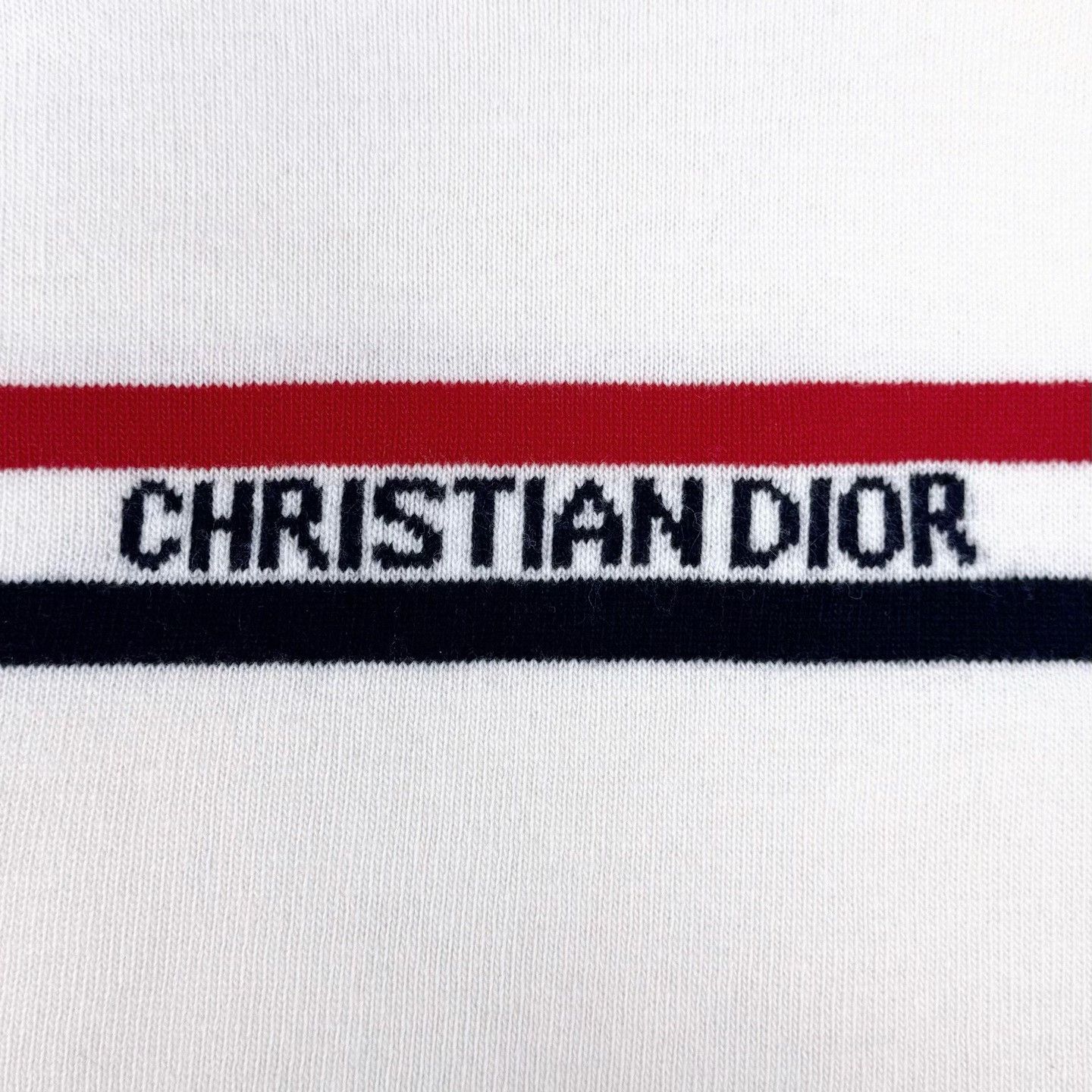 Dior Dior Beige Striped Intarsia Cashmere Sweater Size S / US 4 / IT 40 - 4 Thumbnail