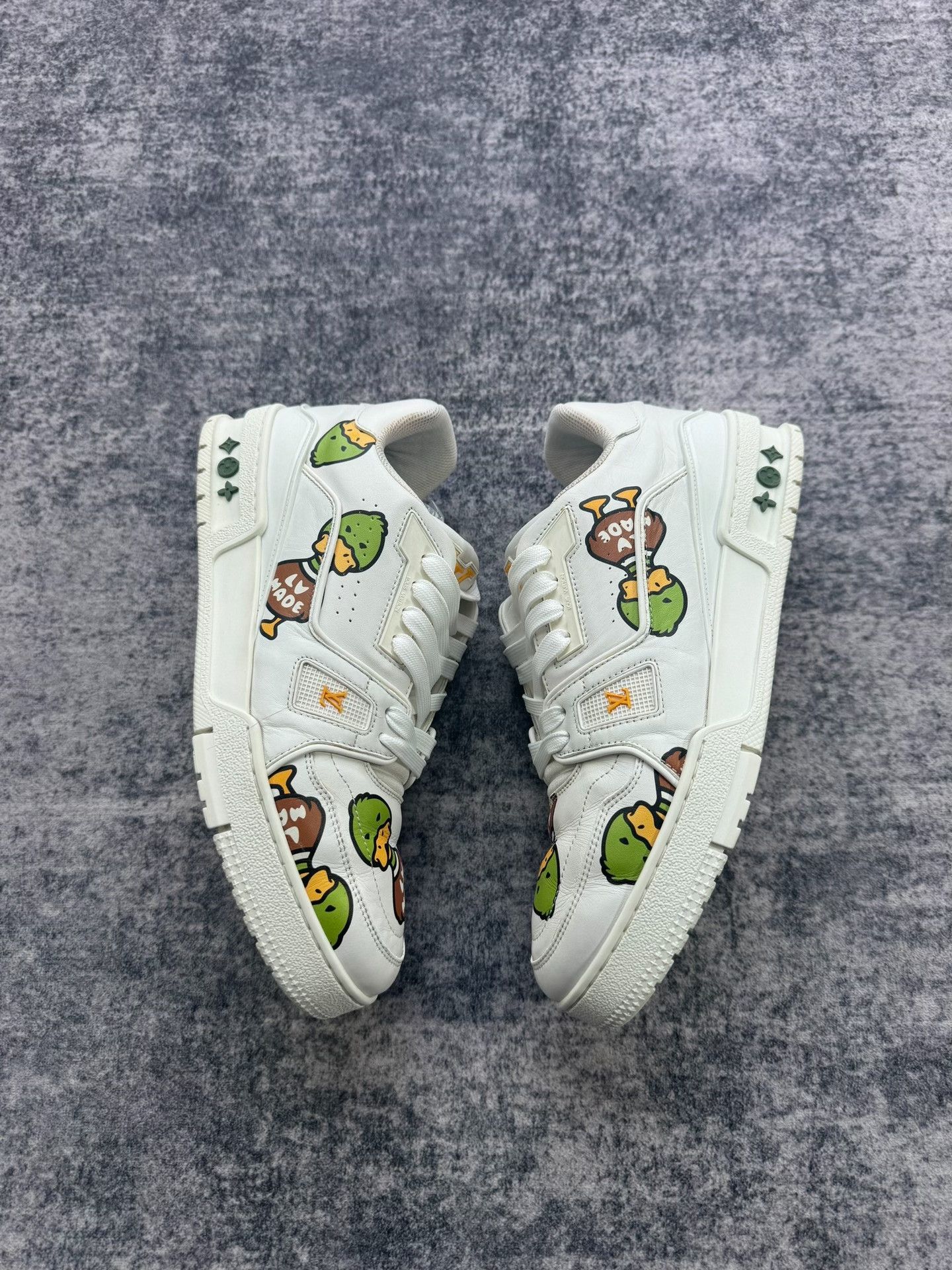 Louis Vuitton Louis Vuitton Nigo Duck Trainer Sneaker Size US 7.5 / EU 40-41 - 3 Thumbnail