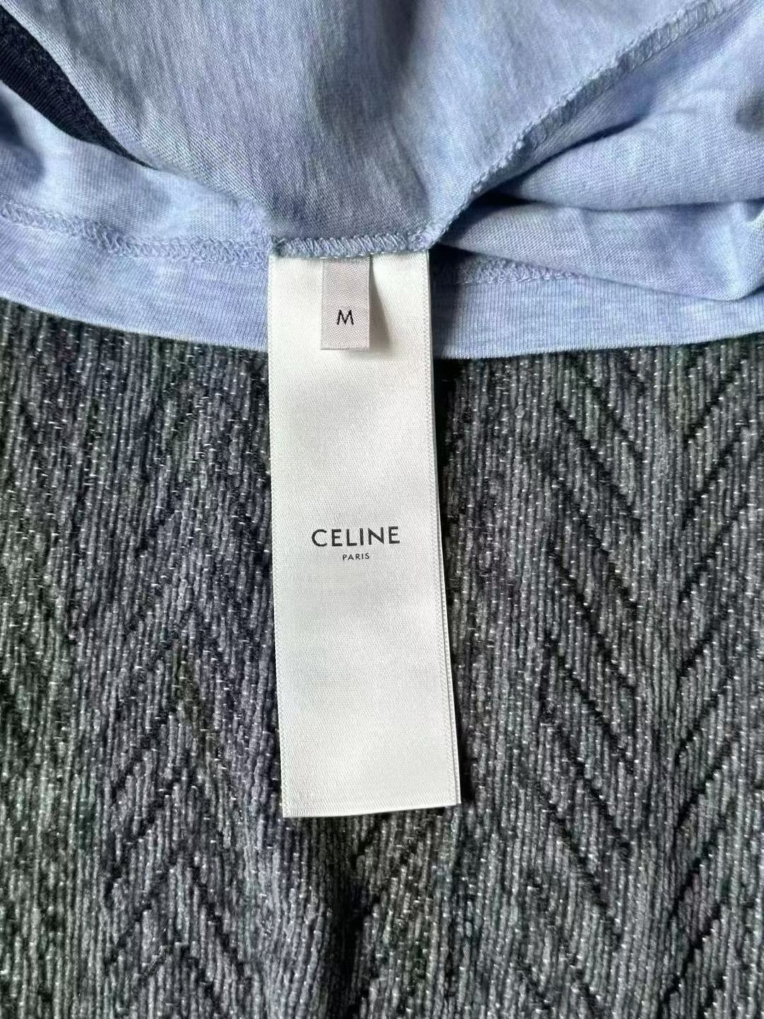 Celine Celine Haze Blue Triomphe Camisole Size M / US 6-8 / IT 42-44 - 4 Thumbnail