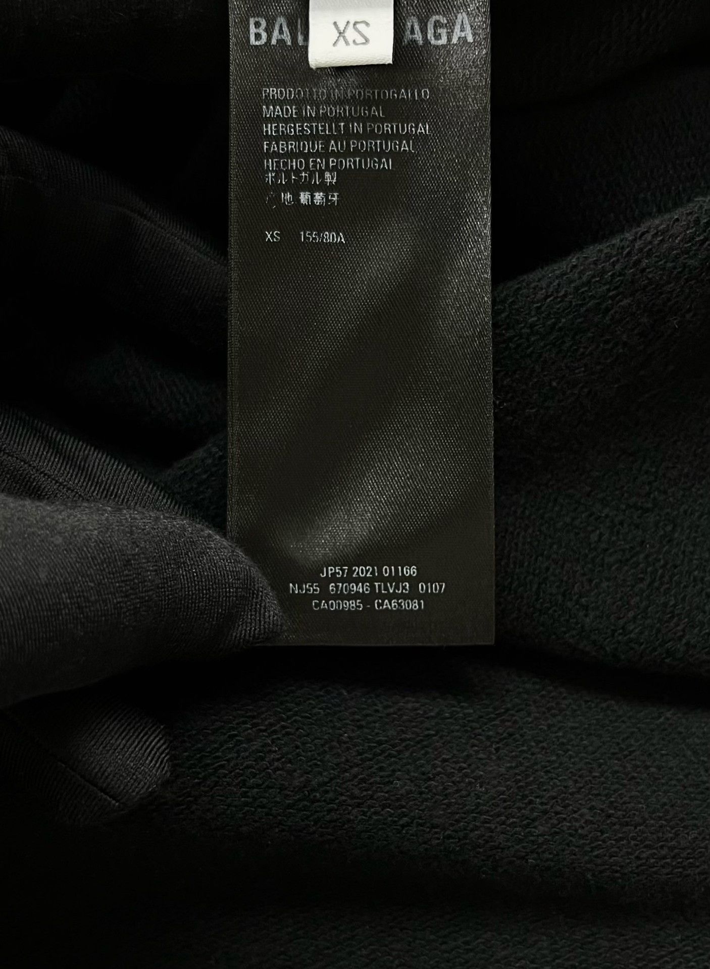 Balenciaga Balenciaga SS22 Black Distressed Wheat Scissors Hoodie Size US M / EU 48-50 / 2 - 4 Thumbnail