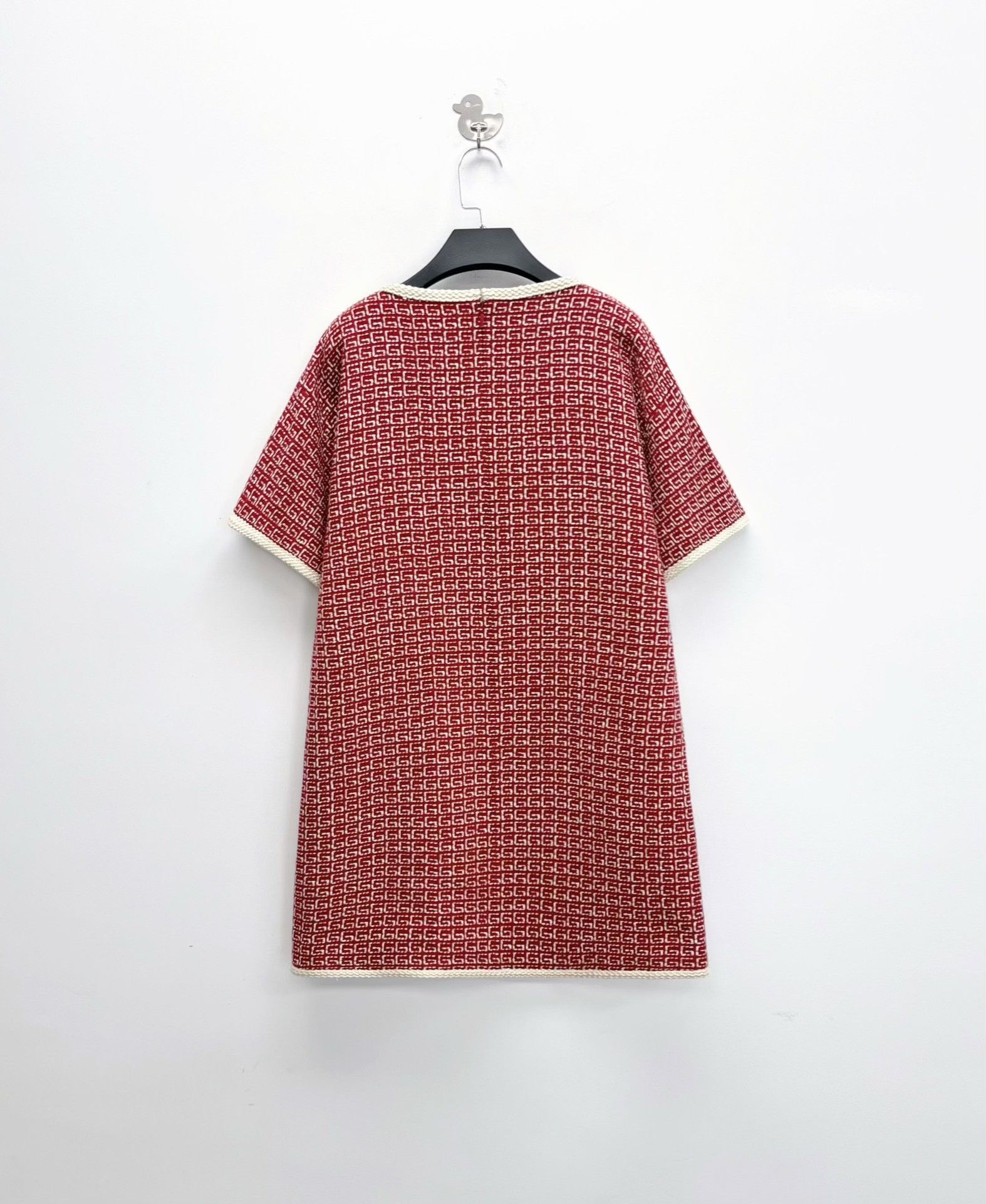 Gucci Gucci Wool Tweed Anchor Gold Buckle Dress Size S / US 4 / IT 40 - 2 Thumbnail