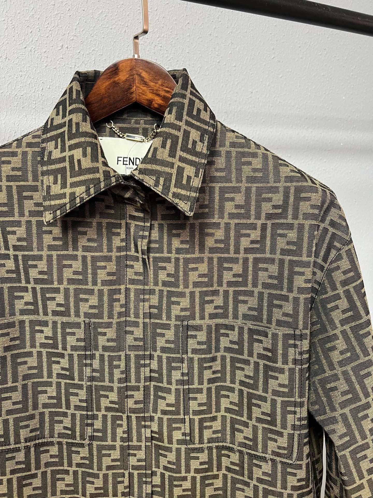 Fendi Fendi New Full-Print Denim Jacket Size US XXS / EU 40 - 3 Thumbnail
