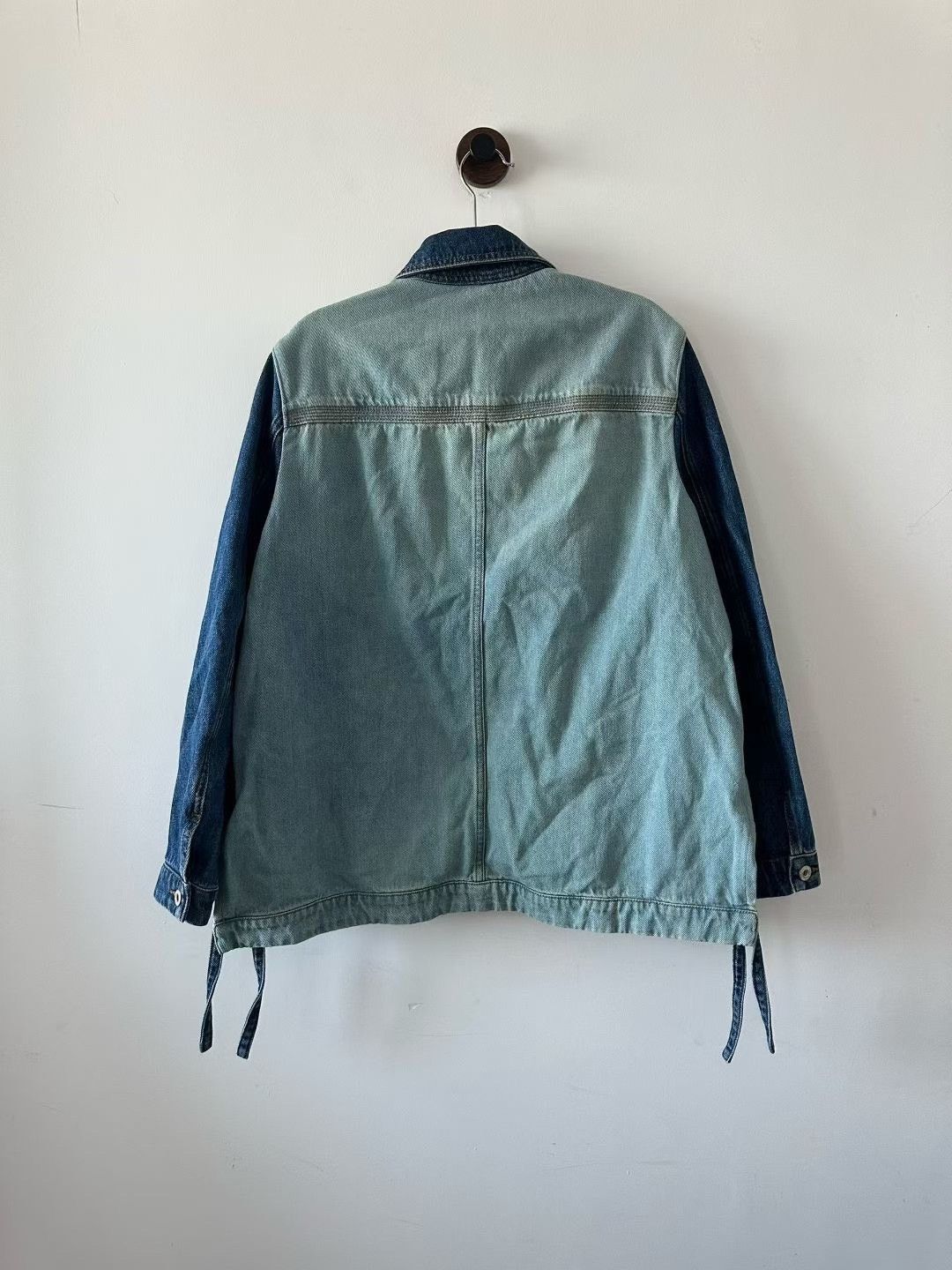 Loewe Loewe Leather Patch Paneled Denim Jacket Size XS / US 0-2 / IT 36-38 - 2 Thumbnail