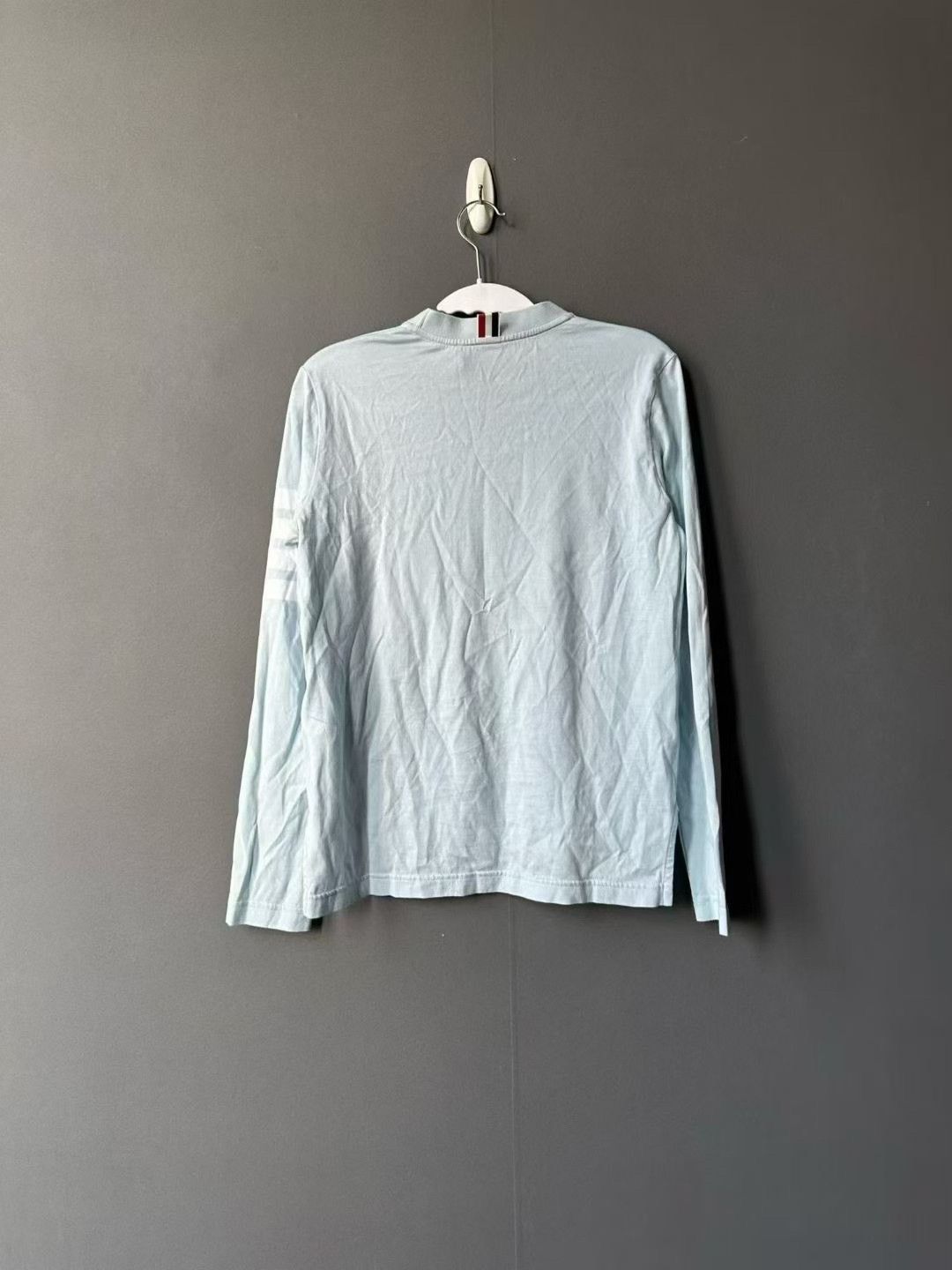 Thom Browne Thom Browne Sky Blue Basic Long-Sleeve Size US M / EU 48-50 / 2 - 2 Thumbnail