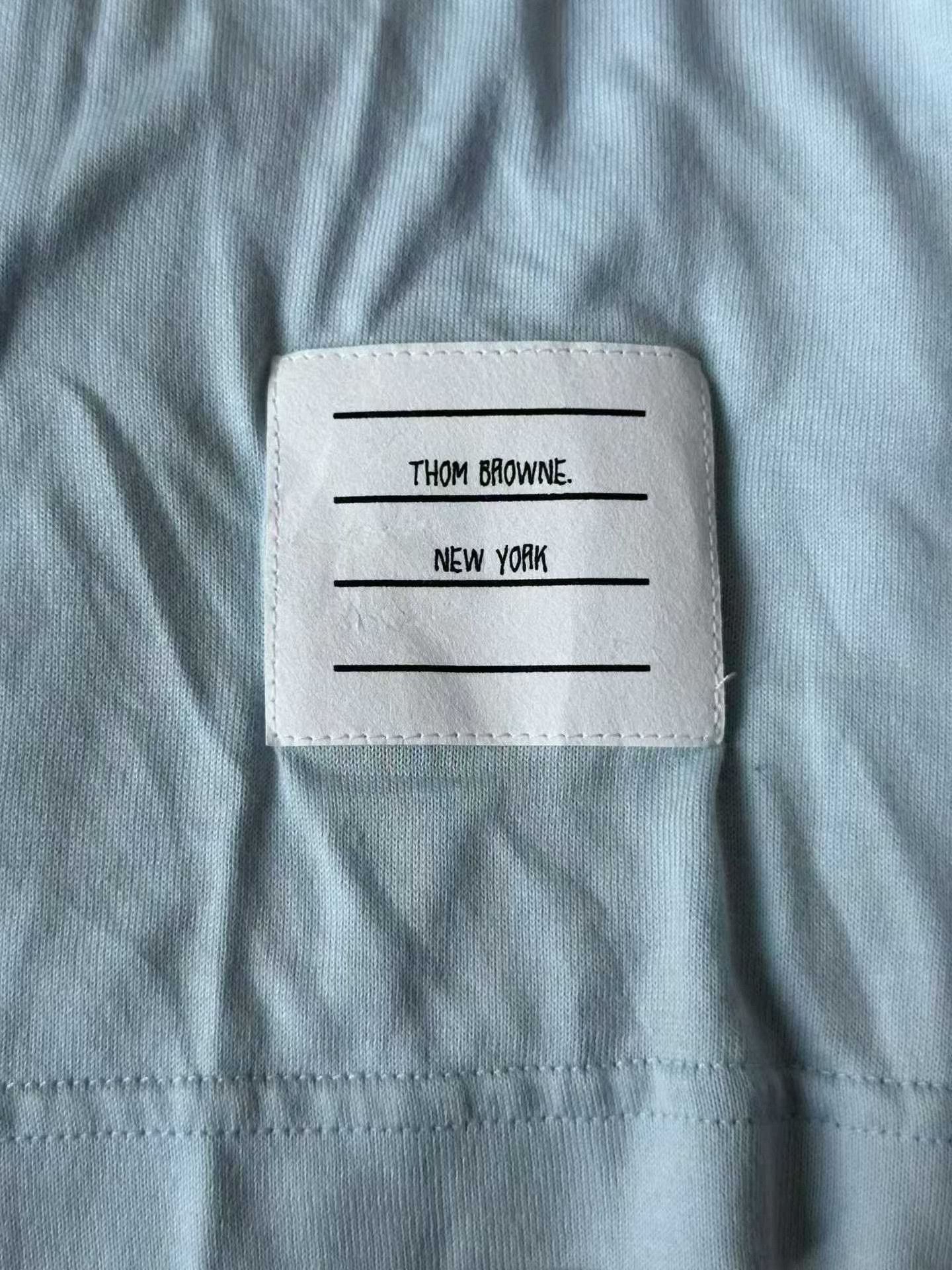 Thom Browne Thom Browne Sky Blue Basic Long-Sleeve Size US M / EU 48-50 / 2 - 4 Thumbnail