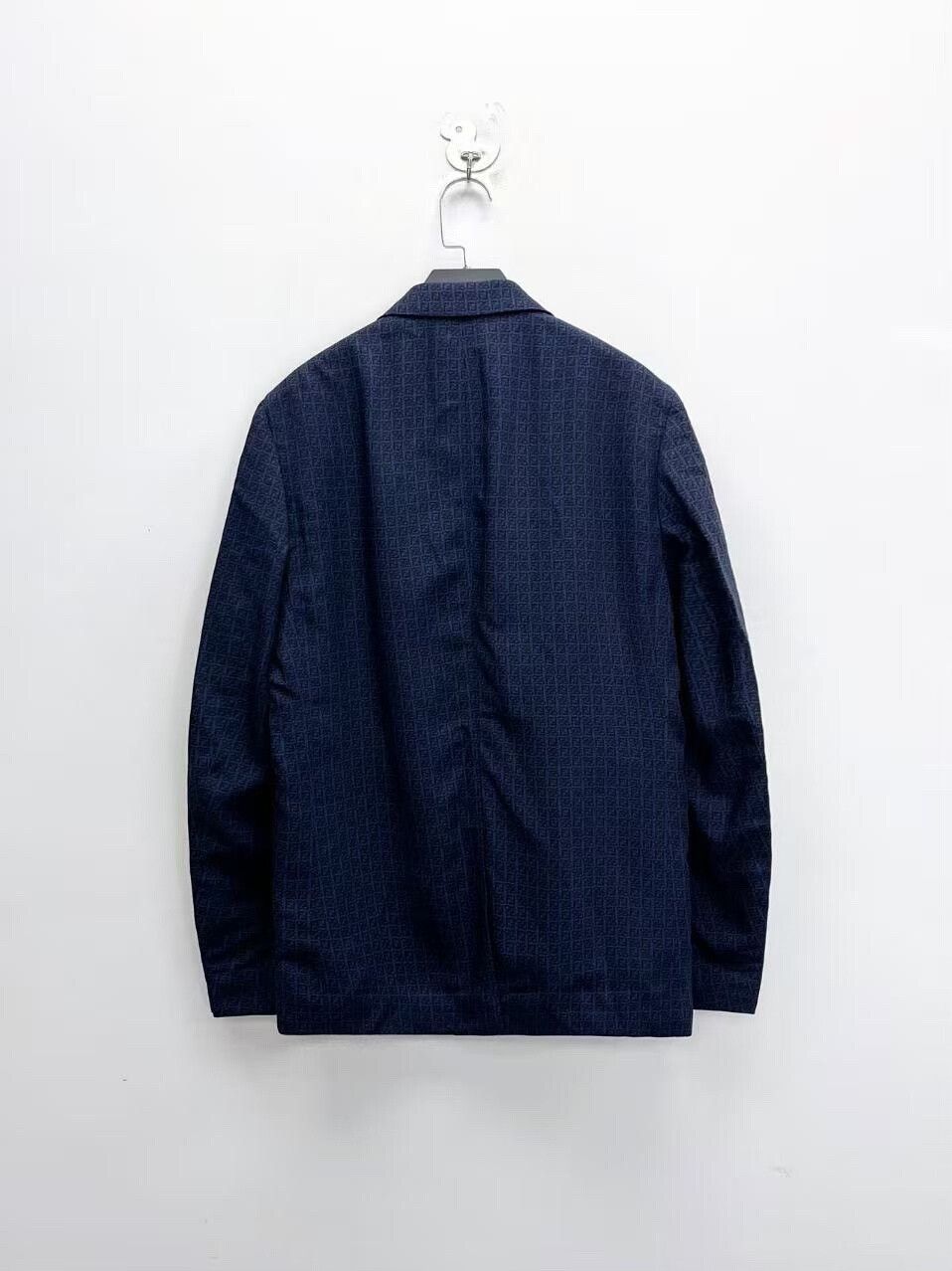 Fendi Fendi Blue Double F Monogram Blazer Size US M / EU 48-50 / 2 - 2 Thumbnail