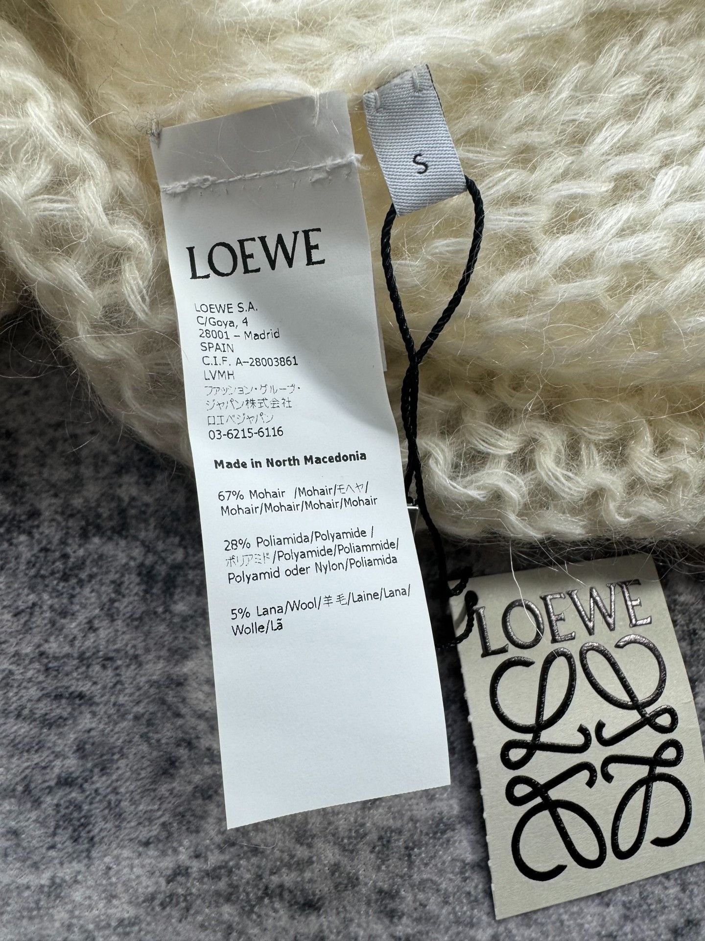Loewe Loewe Mohair 3D Logo Hollow-Out Cardigan Size S / US 4 / IT 40 - 4 Thumbnail