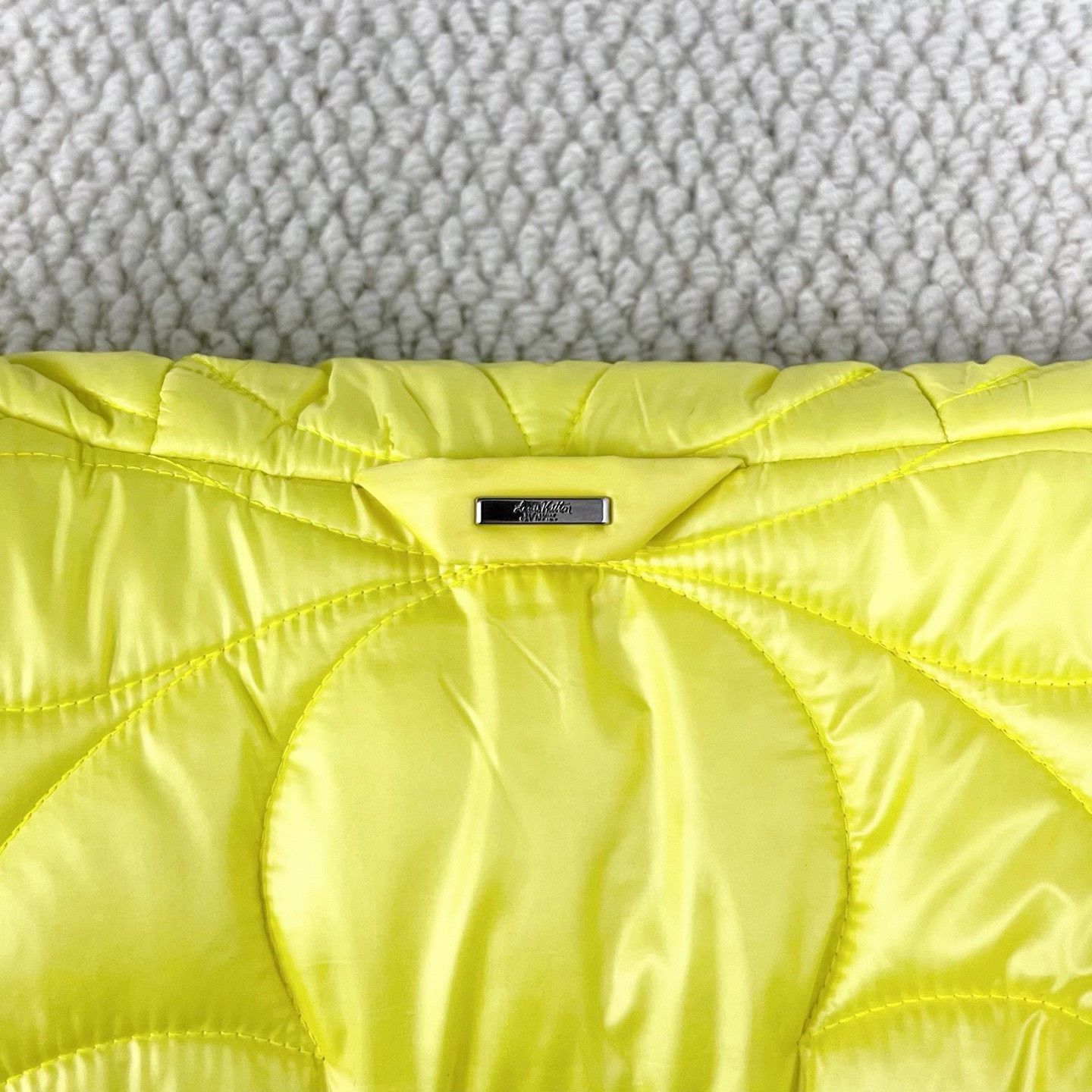 Louis Vuitton Louis Vuitton Yellow Quilted Monogram Padded Jacket Size US L / EU 52-54 / 3 - 7 Thumbnail