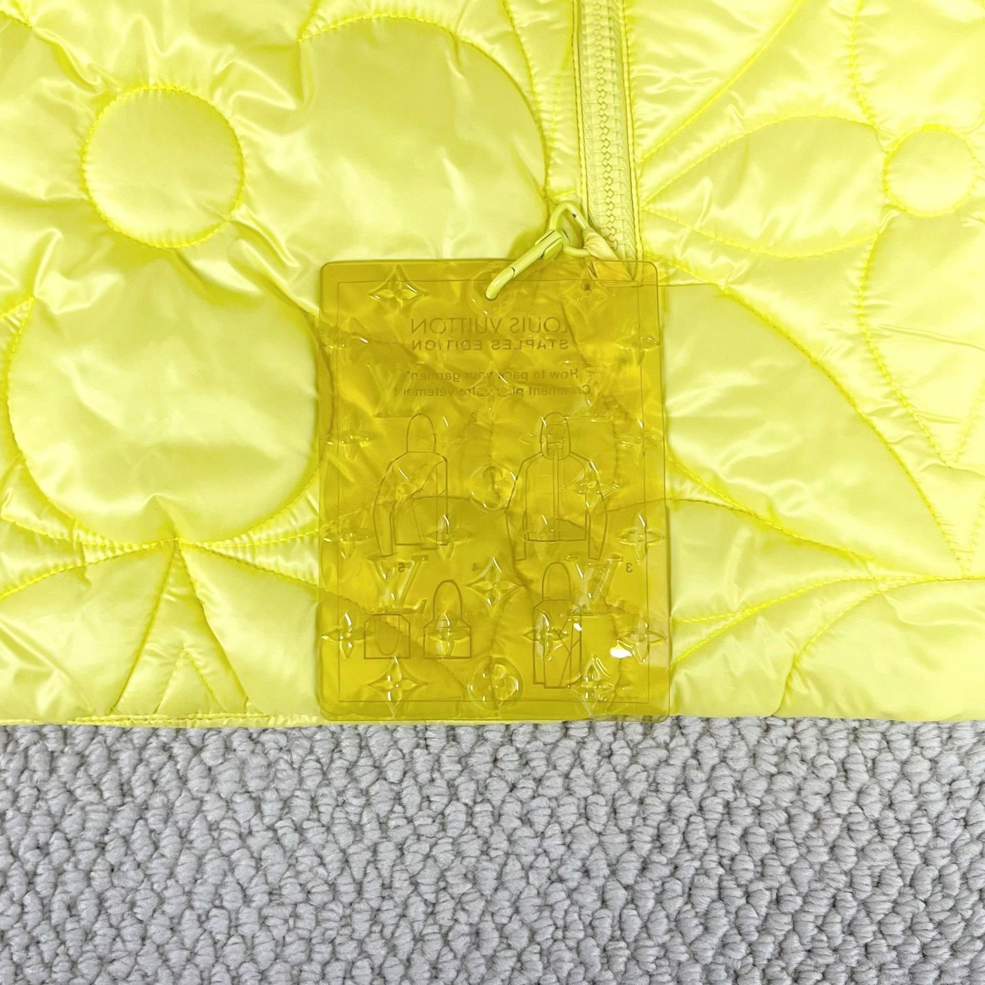 Louis Vuitton Louis Vuitton Yellow Quilted Monogram Padded Jacket Size US L / EU 52-54 / 3 - 6 Thumbnail