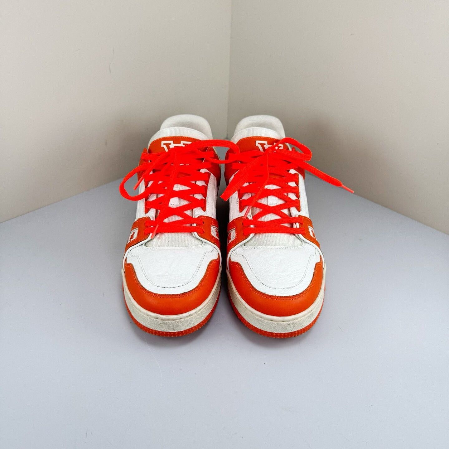 Louis Vuitton Louis Vuitton White Orange Trainer Size US 8 / EU 41 - 2 Thumbnail