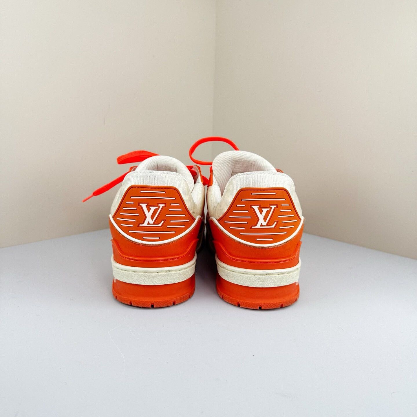 Louis Vuitton Louis Vuitton White Orange Trainer Size US 8 / EU 41 - 3 Thumbnail