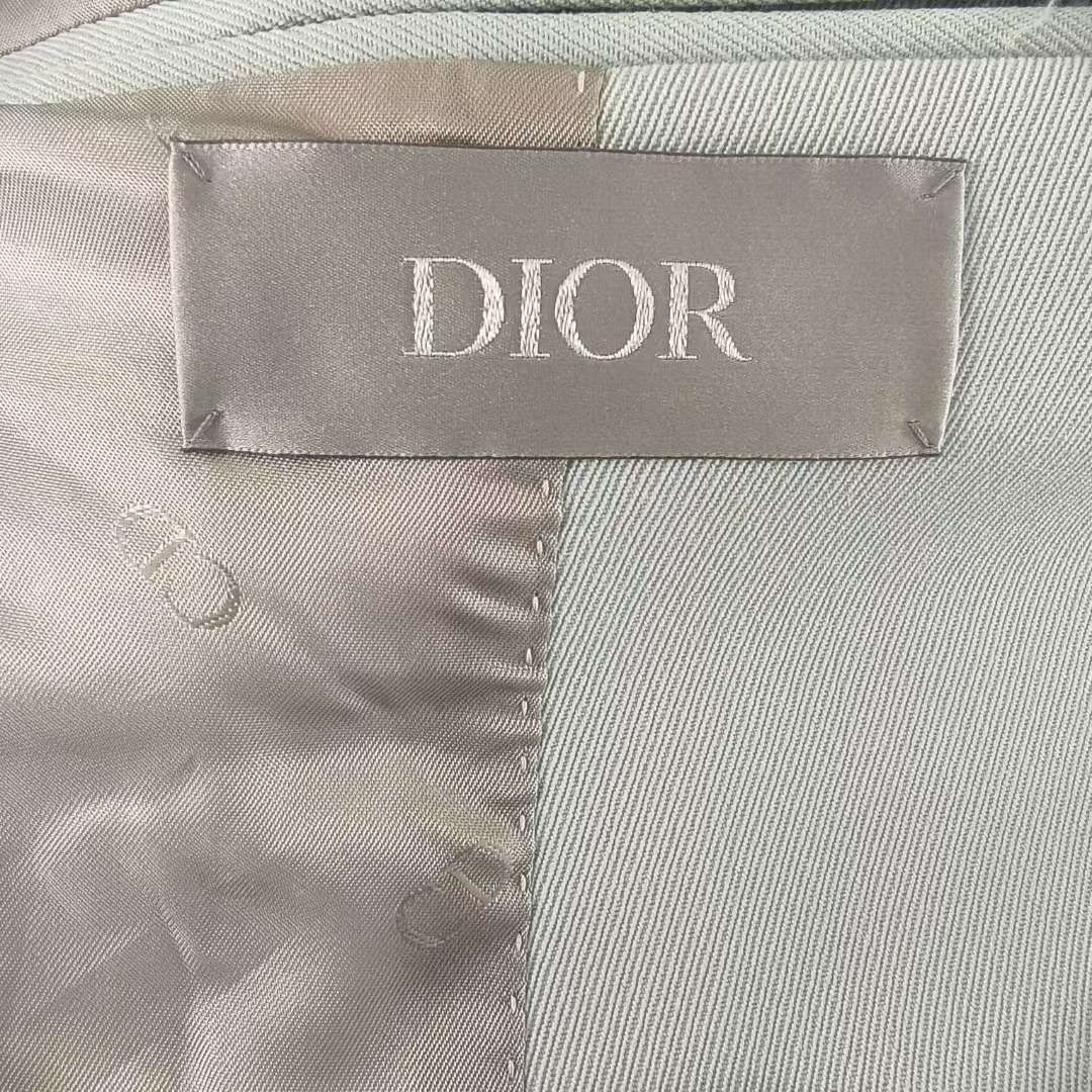 Dior DIOR Mint Green Wool Slant Lapel Blazer Size US M / EU 48-50 / 2 - 3 Thumbnail