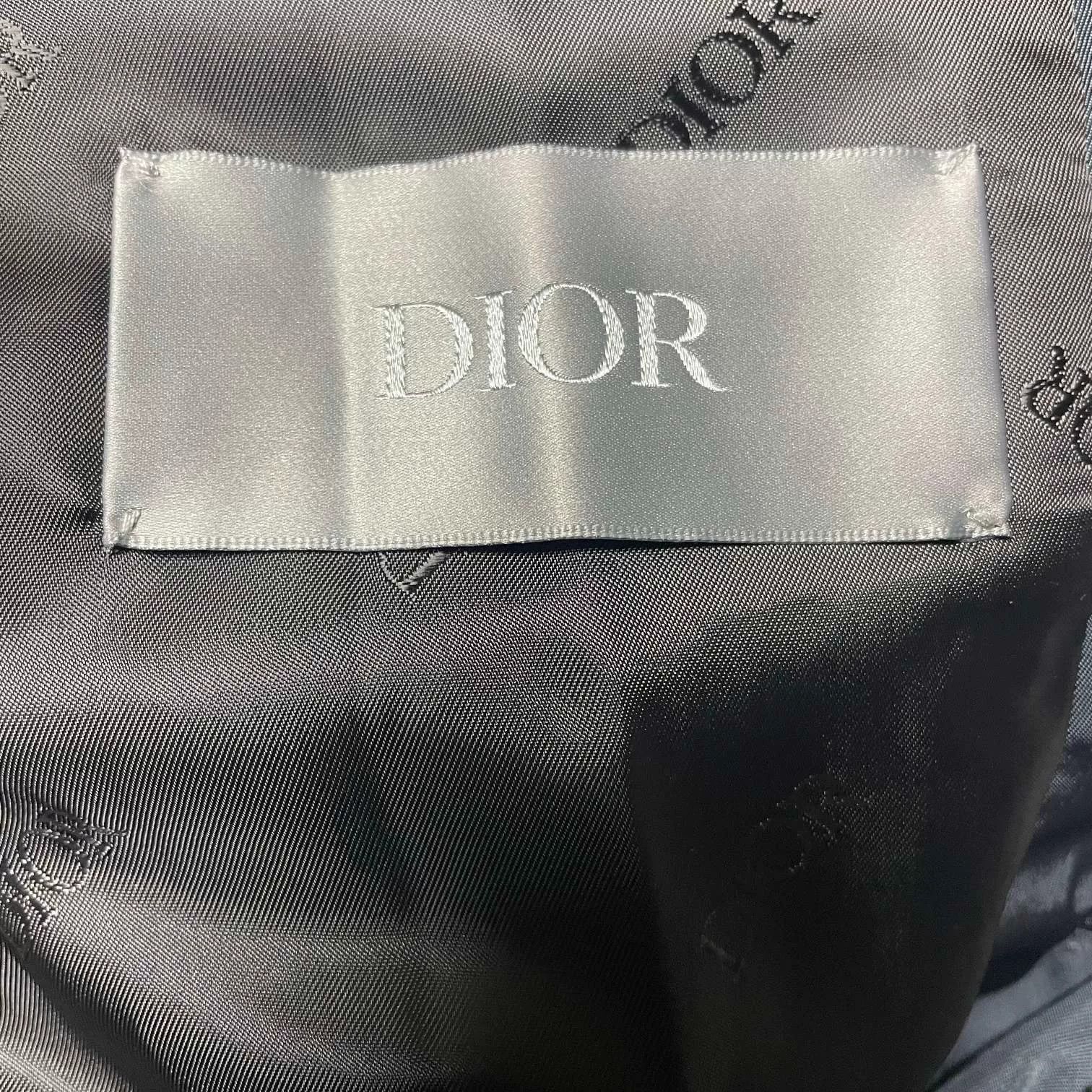 Dior DIOR Embroidered Back Saddle Pocket Aviator Jacket Size US M / EU 48-50 / 2 - 5 Thumbnail