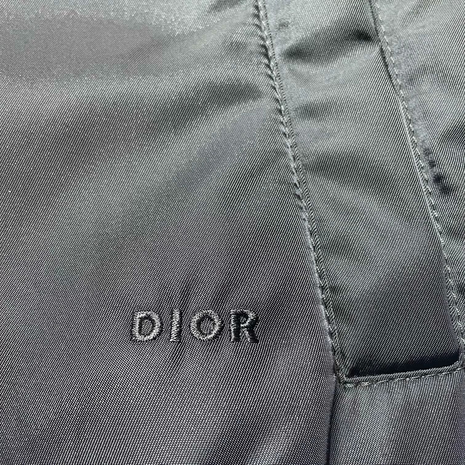 Dior DIOR Embroidered Back Saddle Pocket Aviator Jacket Size US M / EU 48-50 / 2 - 4 Thumbnail