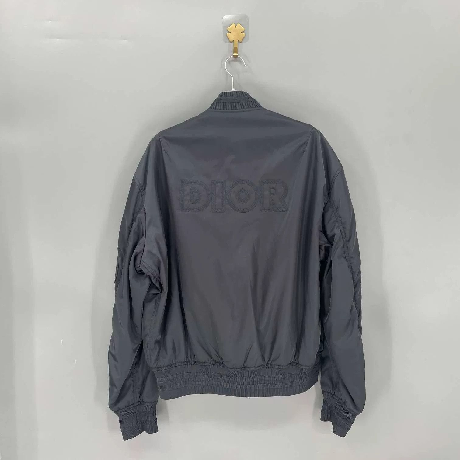 Dior DIOR Embroidered Back Saddle Pocket Aviator Jacket Size US M / EU 48-50 / 2 - 2 Thumbnail