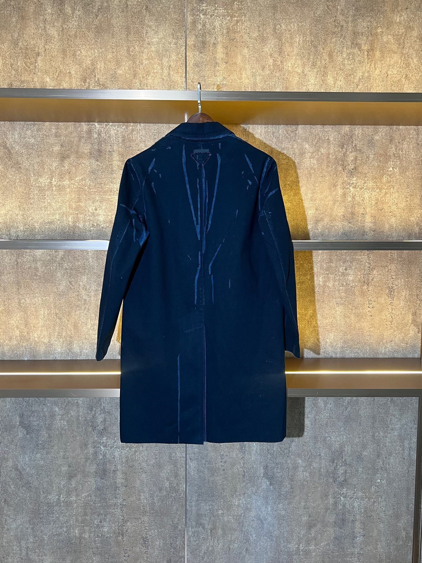 Prada Prada Runway Distressed Denim Coat Size US S / EU 44-46 / 1 - 2 Thumbnail
