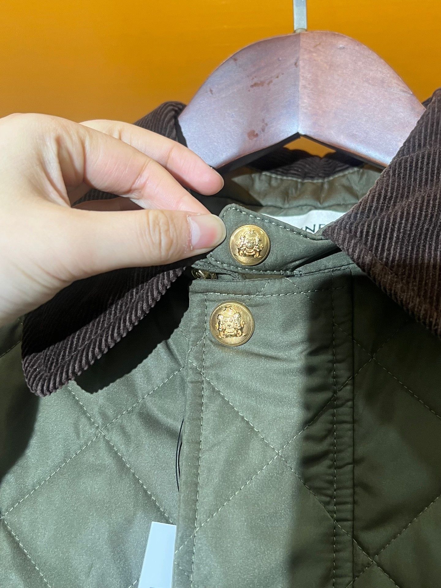 Celine Celine Military Green Diamond Pattern Cotton Jacket Size XS / US 0-2 / IT 36-38 - 4 Thumbnail