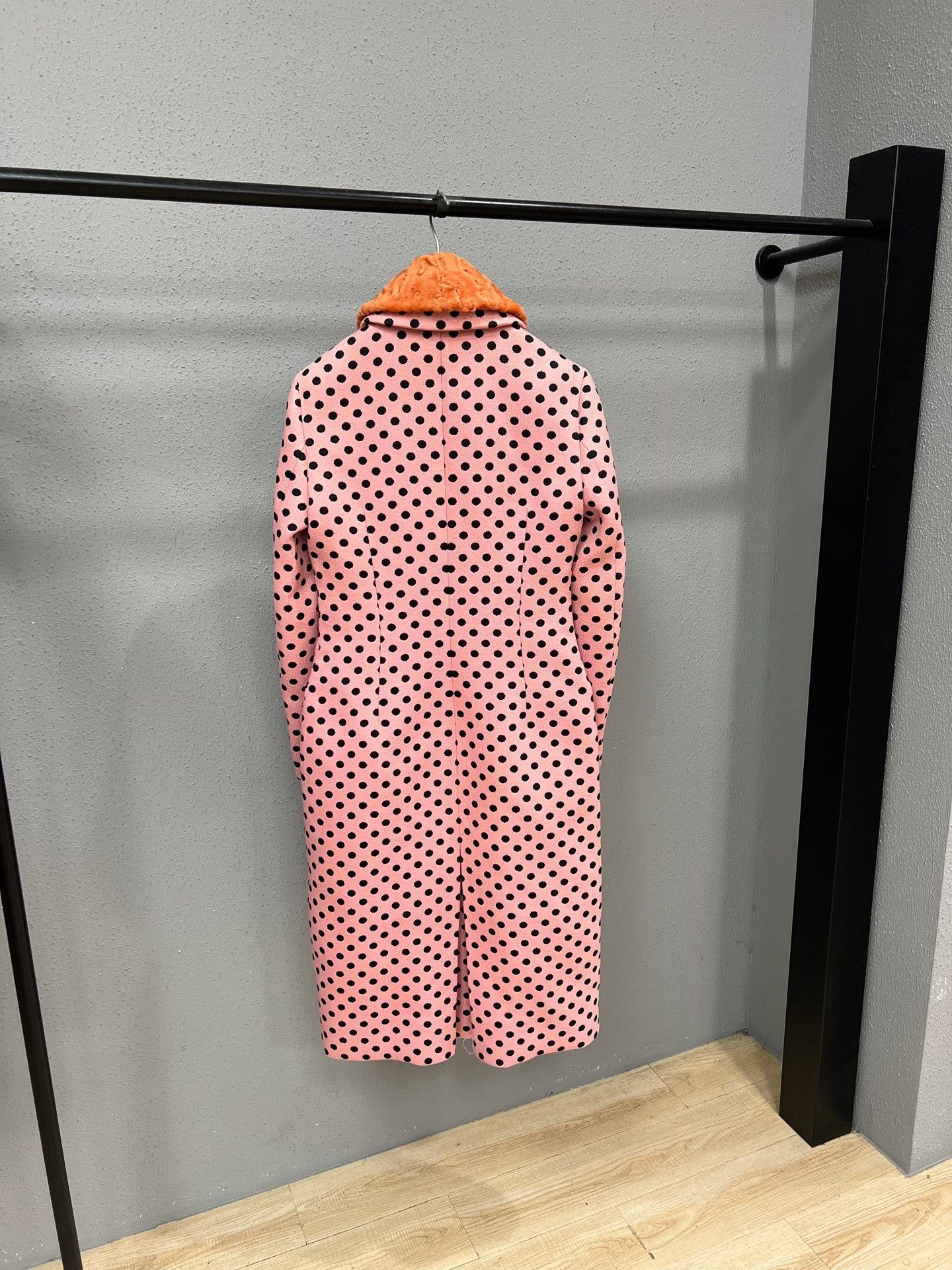 Miu Miu Miu Miu Runway Pink Polka Dot Coat Size S / US 4 / IT 40 - 2 Thumbnail
