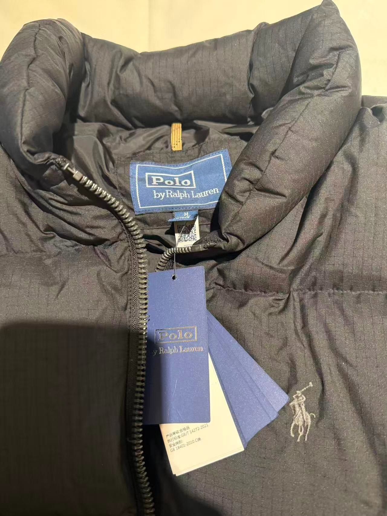 Ralph Lauren Ralph Lauren Horse Logo Black Down Jacket Size US M / EU 48-50 / 2 - 2 Thumbnail