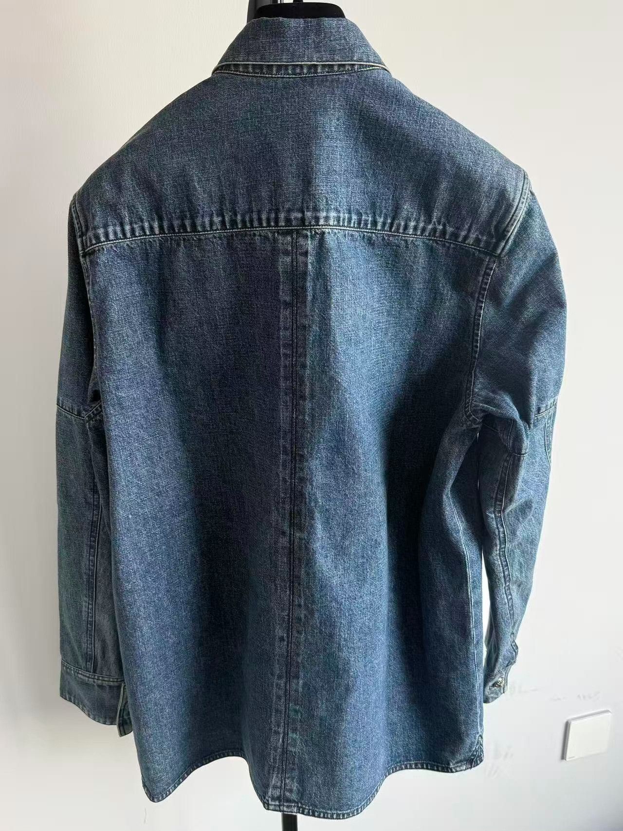 Chrome Hearts Chrome Hearts Blue Washed Denim Jacket Size US M / EU 48-50 / 2 - 2 Thumbnail